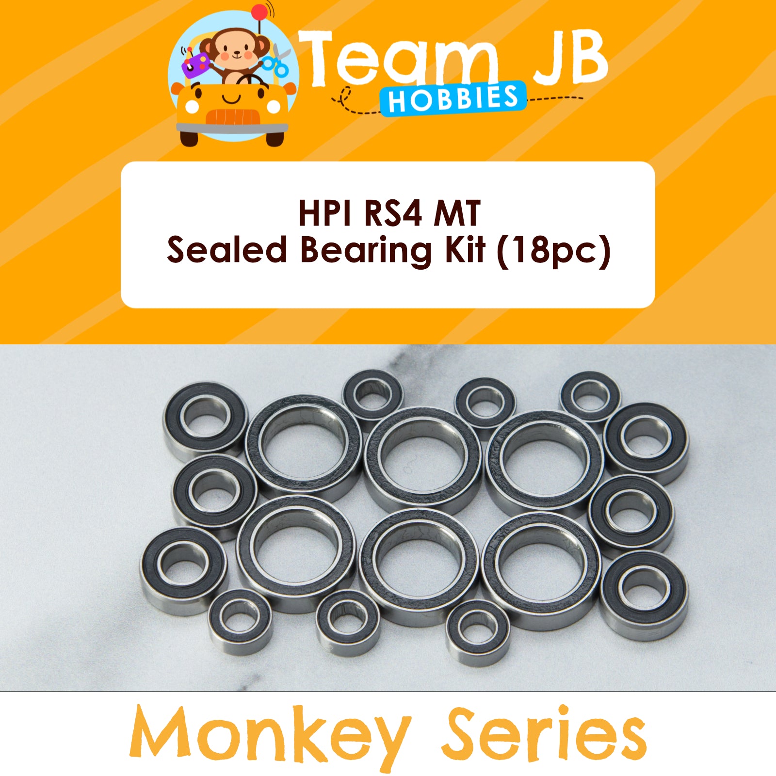 HPI RS4 MT - Sealed Bearing Kit
