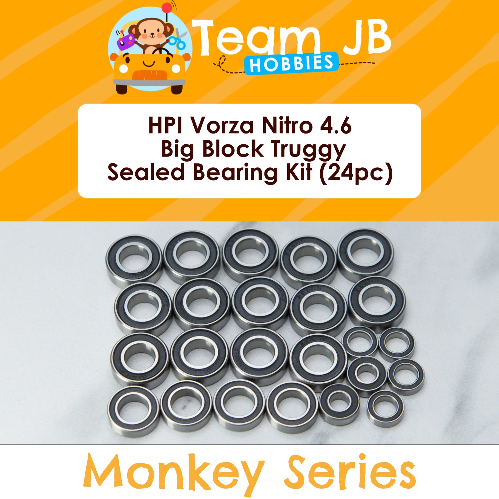 HPI Vorza Nitro 4.6 Big Block Truggy - Sealed Bearing Kit
