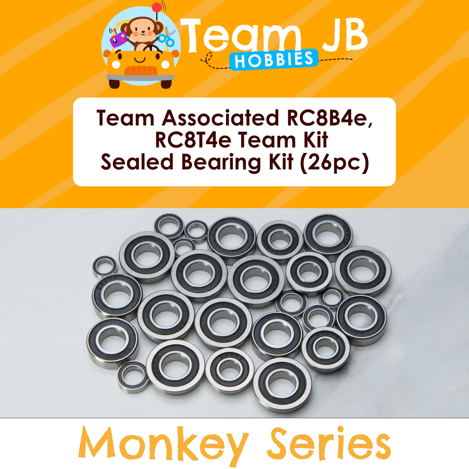 Team Associated RC8B4e Team Kit, RC8T4e Team Kit - Sealed Bearing Kit