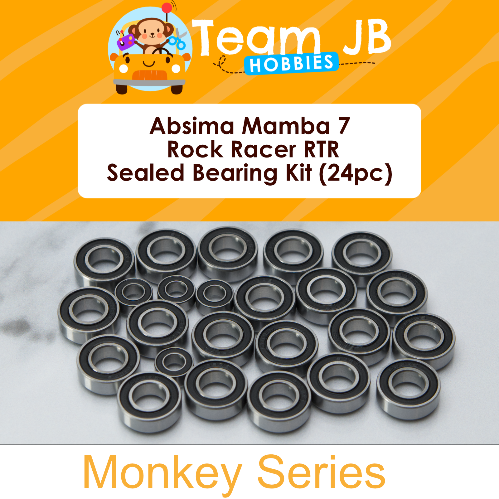 Absima Mamba 7 Rock Racer RTR - Sealed Bearing Kit