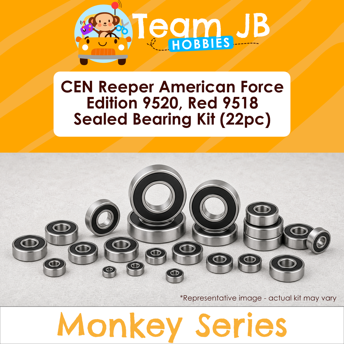 CEN Reeper American Force Edition 9520, Reeper Red 9518 - Sealed Bearing Kit