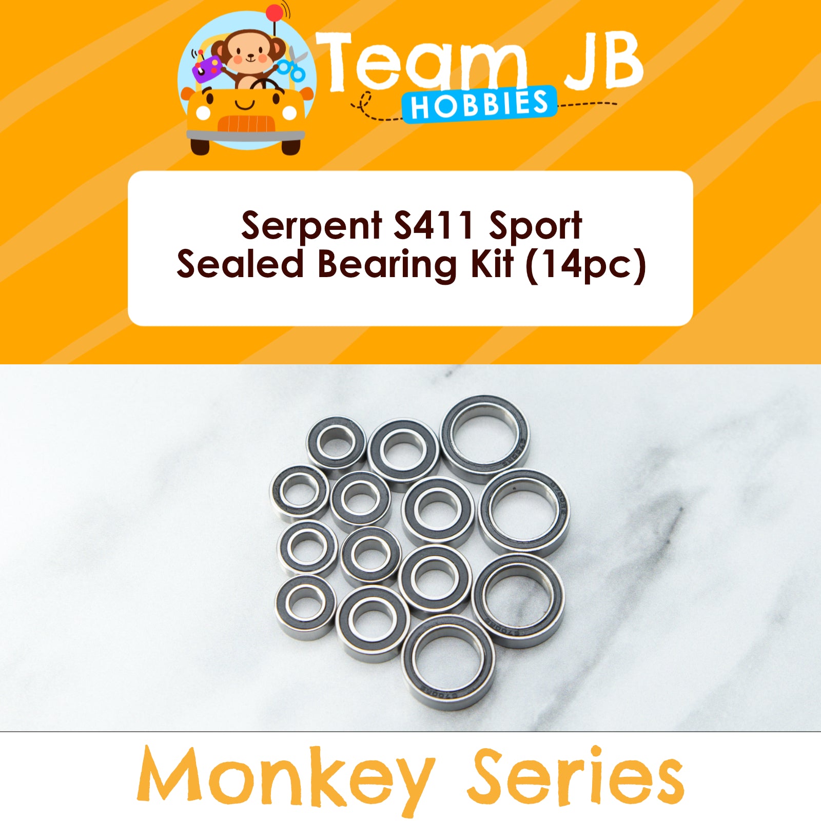 Serpent S411 Sport - Sealed Bearing Kit