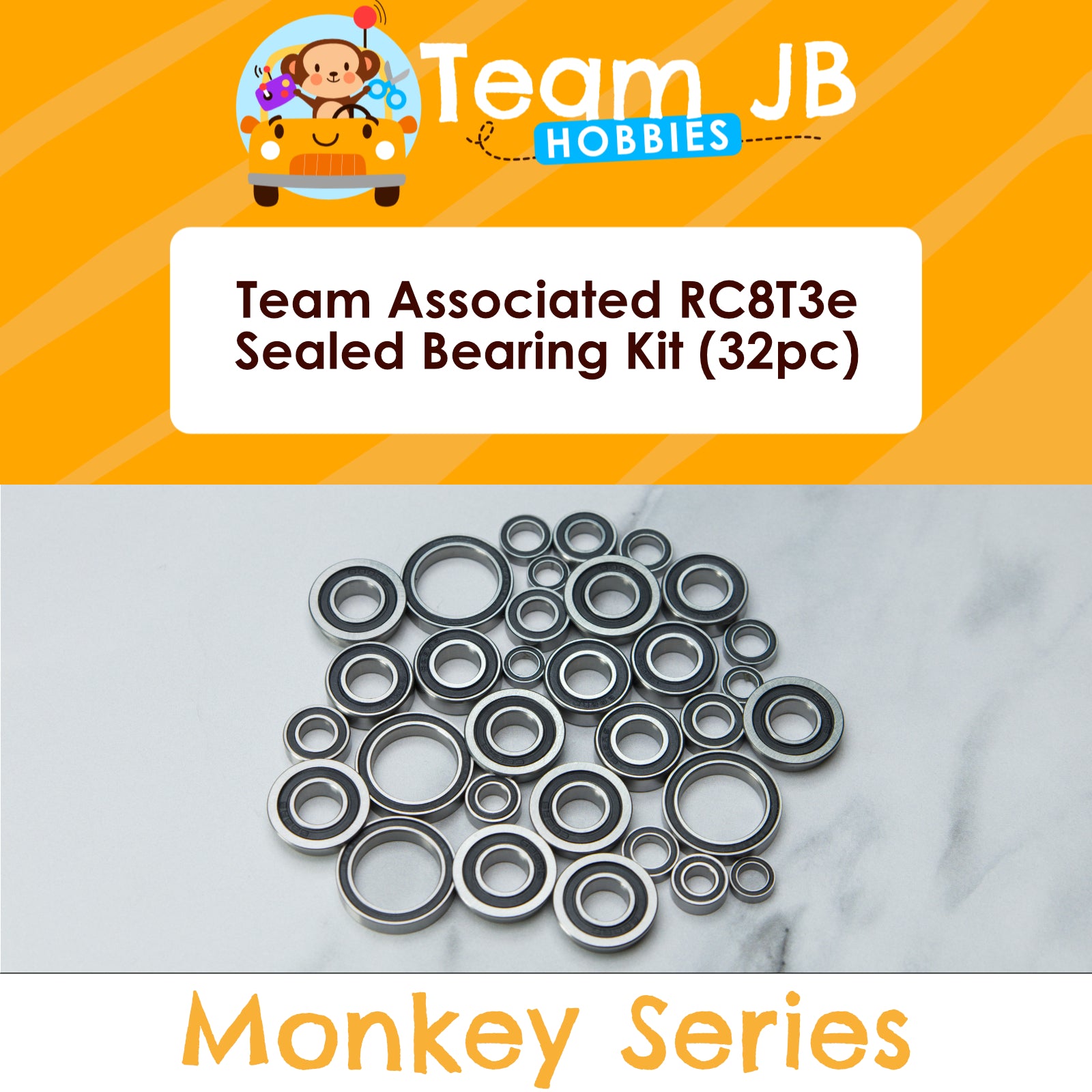 Team Associated RC8T3e - Sealed Bearing Kit
