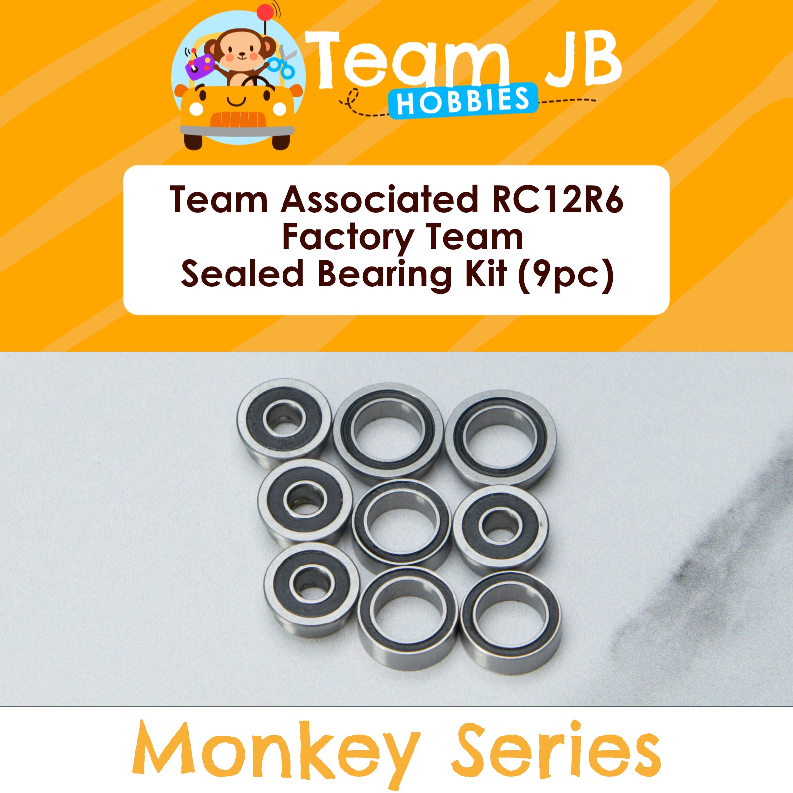 Team Associated RC12R6 Factory Team - Sealed Bearing Kit