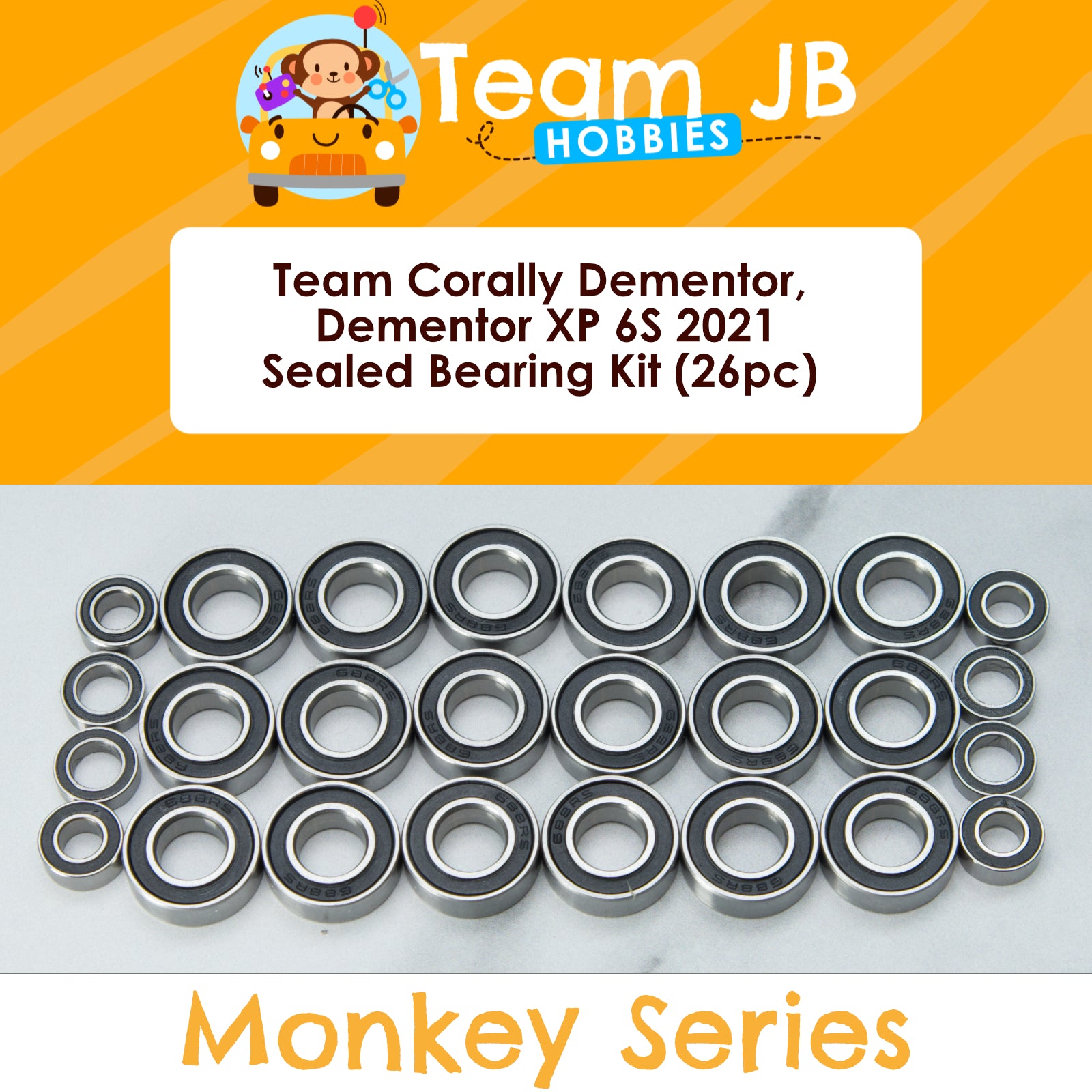 Team Corally Dementor, Dementor XP 6S 2021 - Sealed Bearing Kit