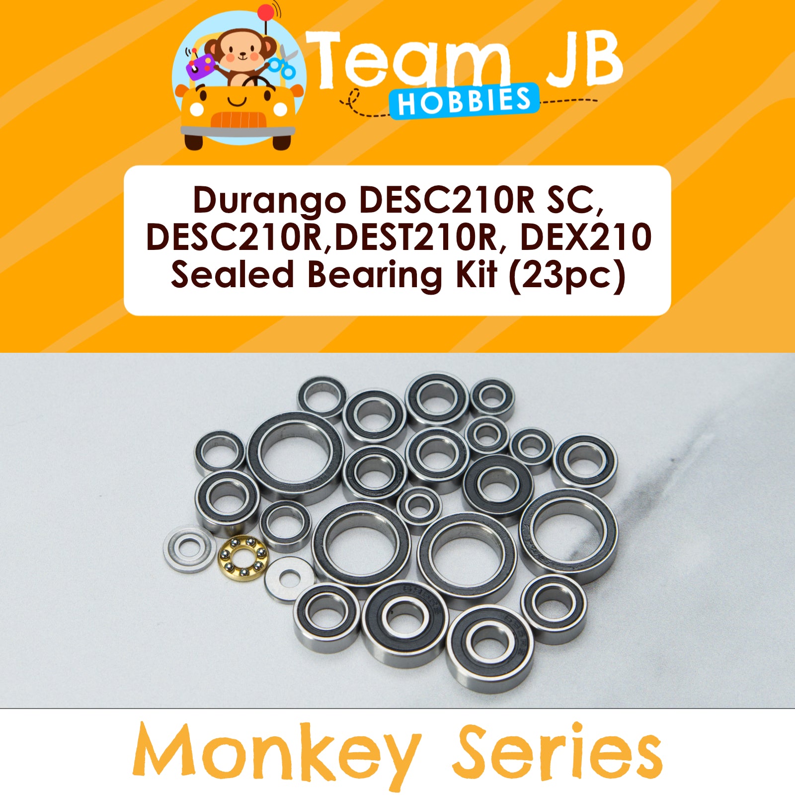 Durango DESC210R SC, DESC210R, DEST210R, DEX210, DEX210v2 EP, DEX210v3 EP - Sealed Bearing Kit