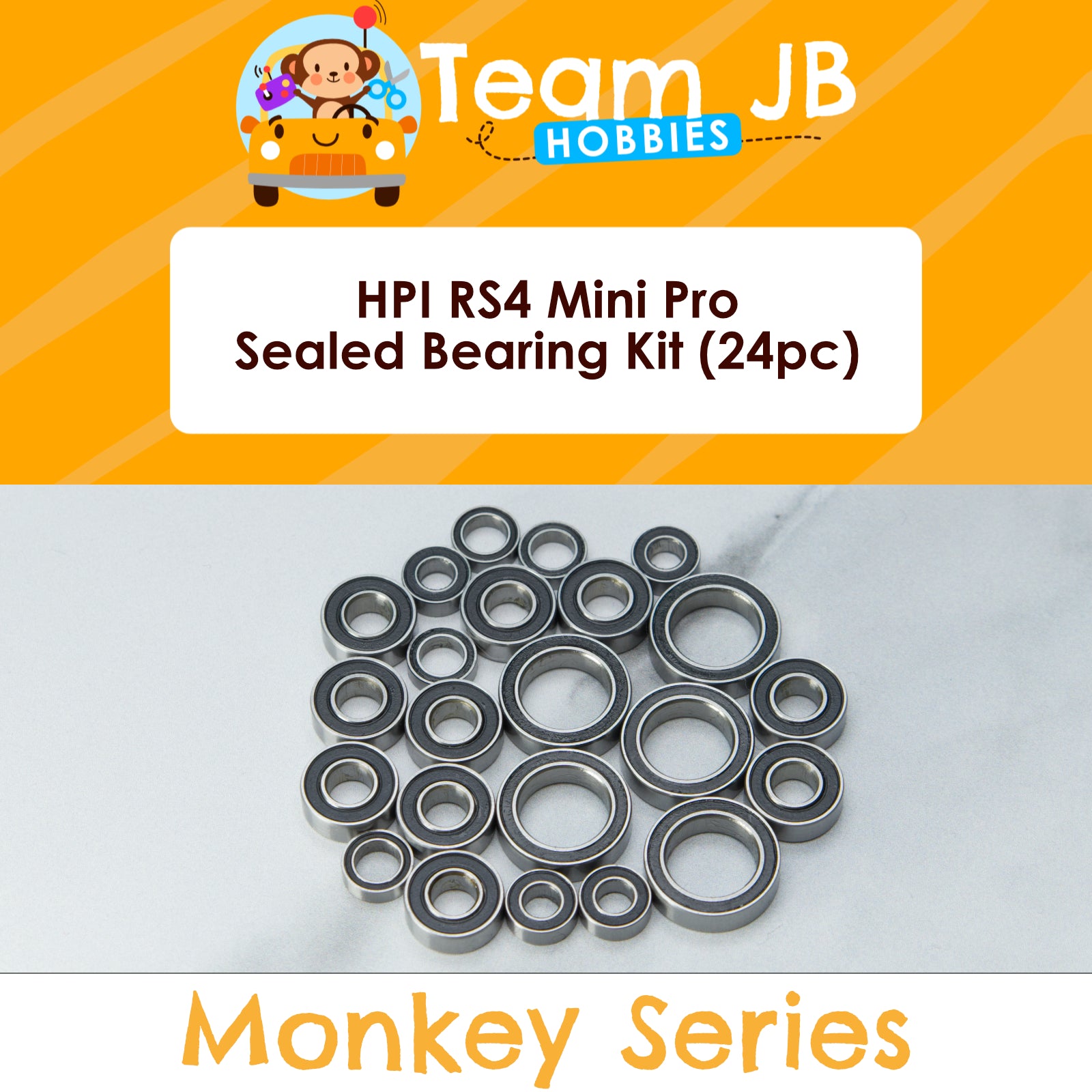 HPI RS4 Mini Pro - Sealed Bearing Kit