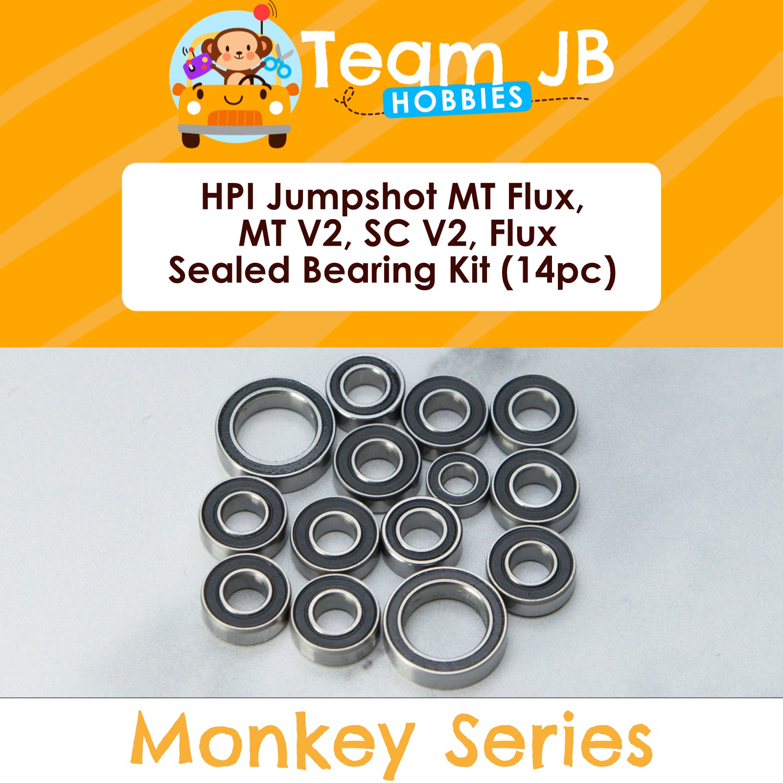 HPI Jumpshot MT Flux, MT V2, SC V2, Flux - Sealed Bearing Kit