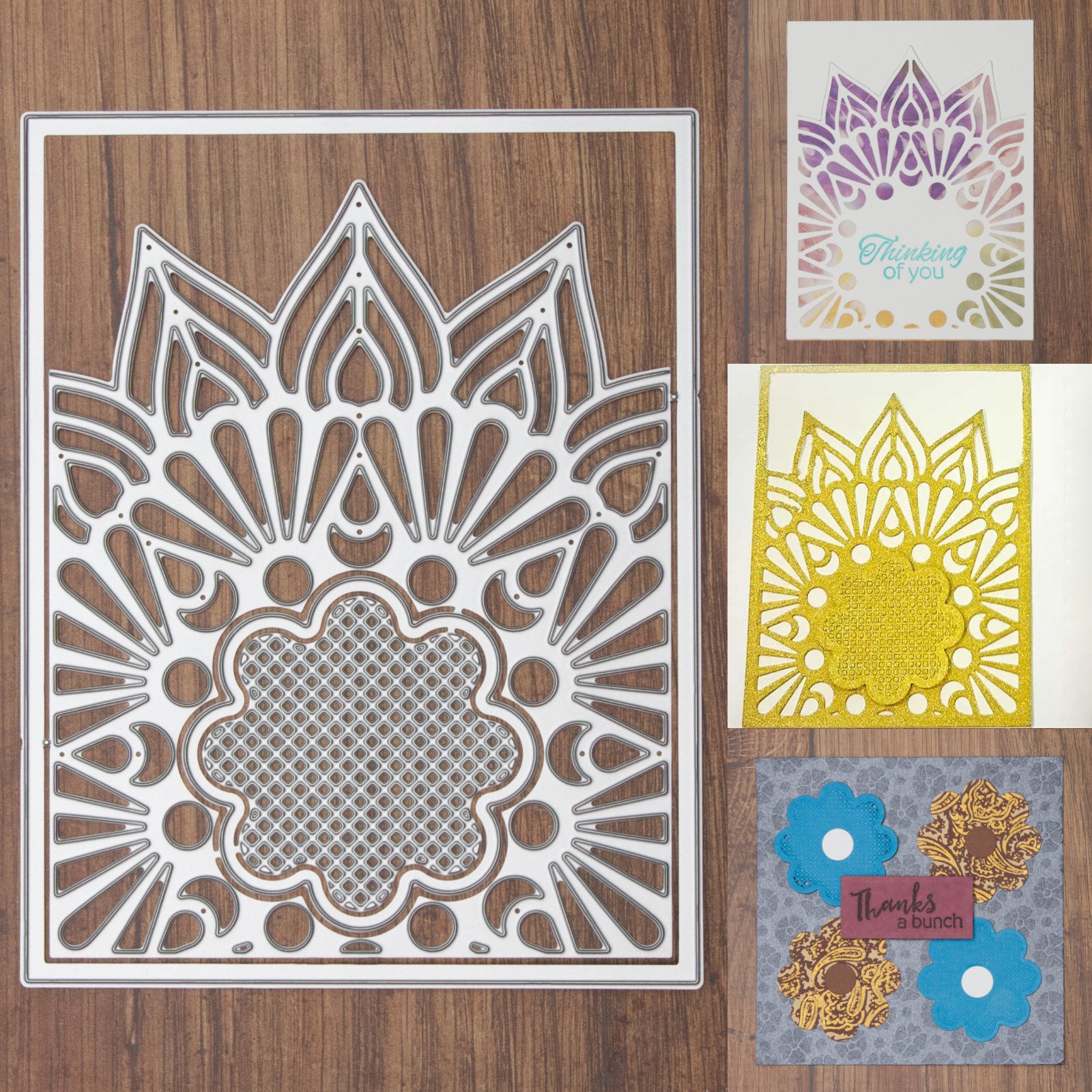 Mandala Sunflower Background Cutting & Embossing Dies