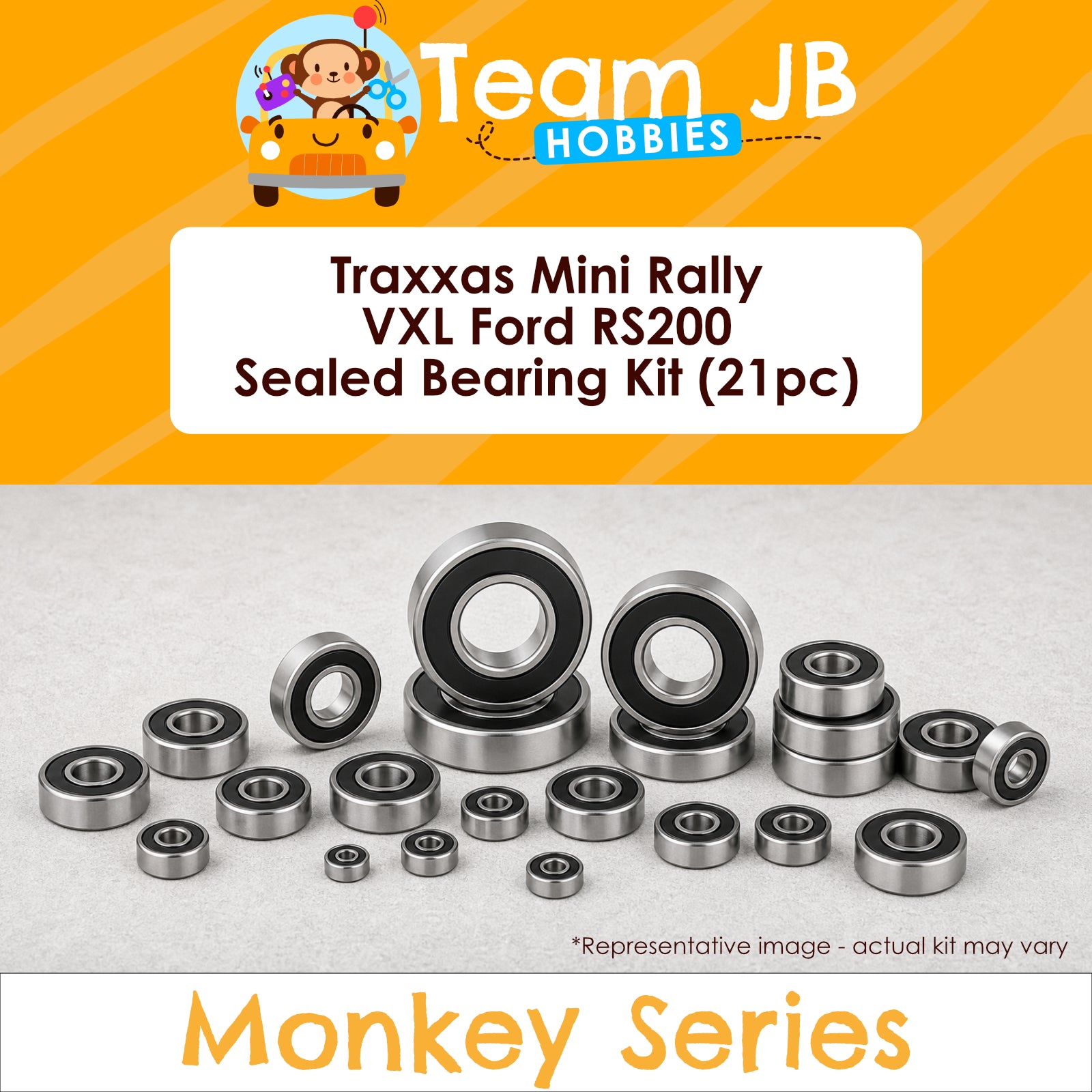 Traxxas Mini Rally VXL Ford RS200 - Sealed Bearing Kit