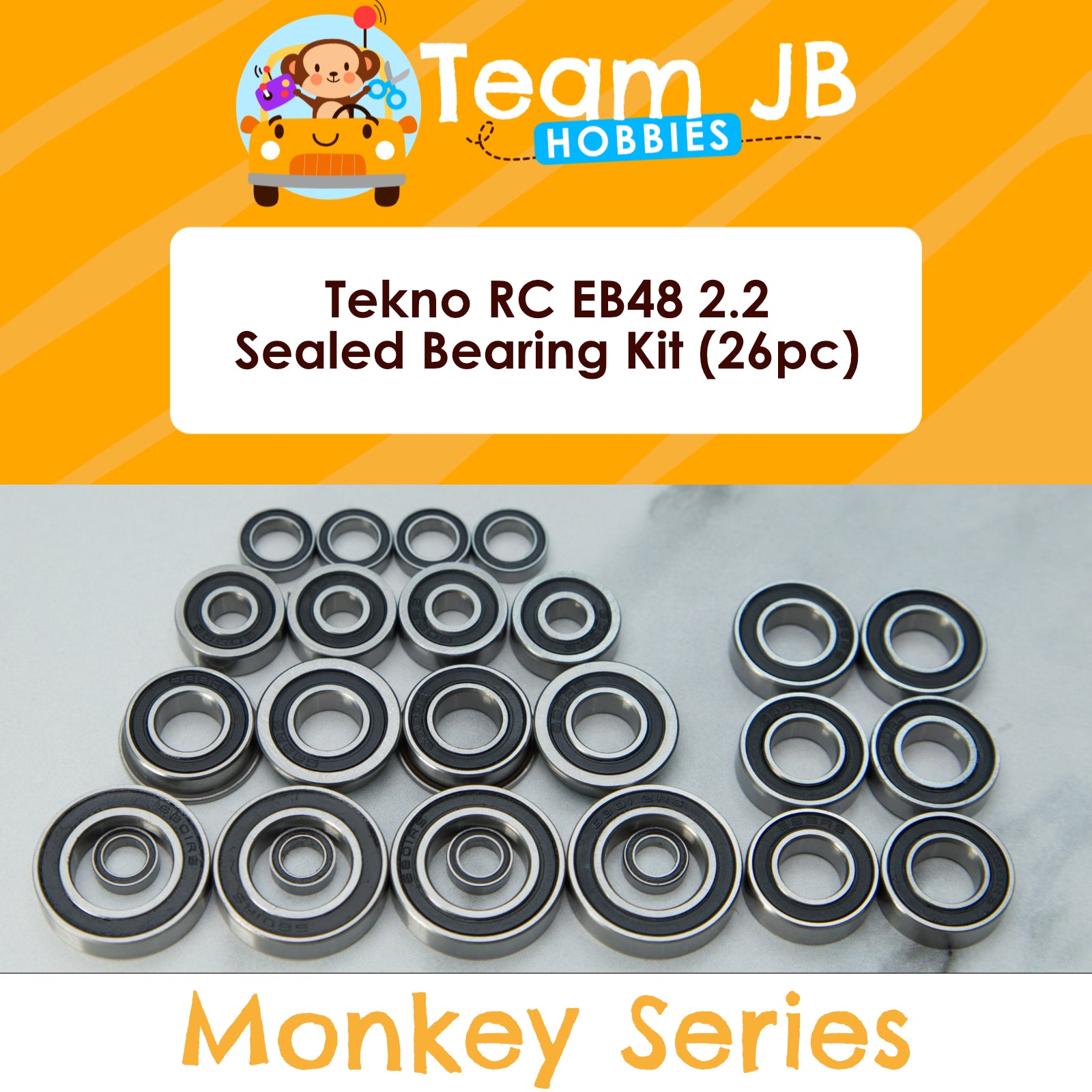 Tekno RC EB48 2.2 - Sealed Bearing Kit