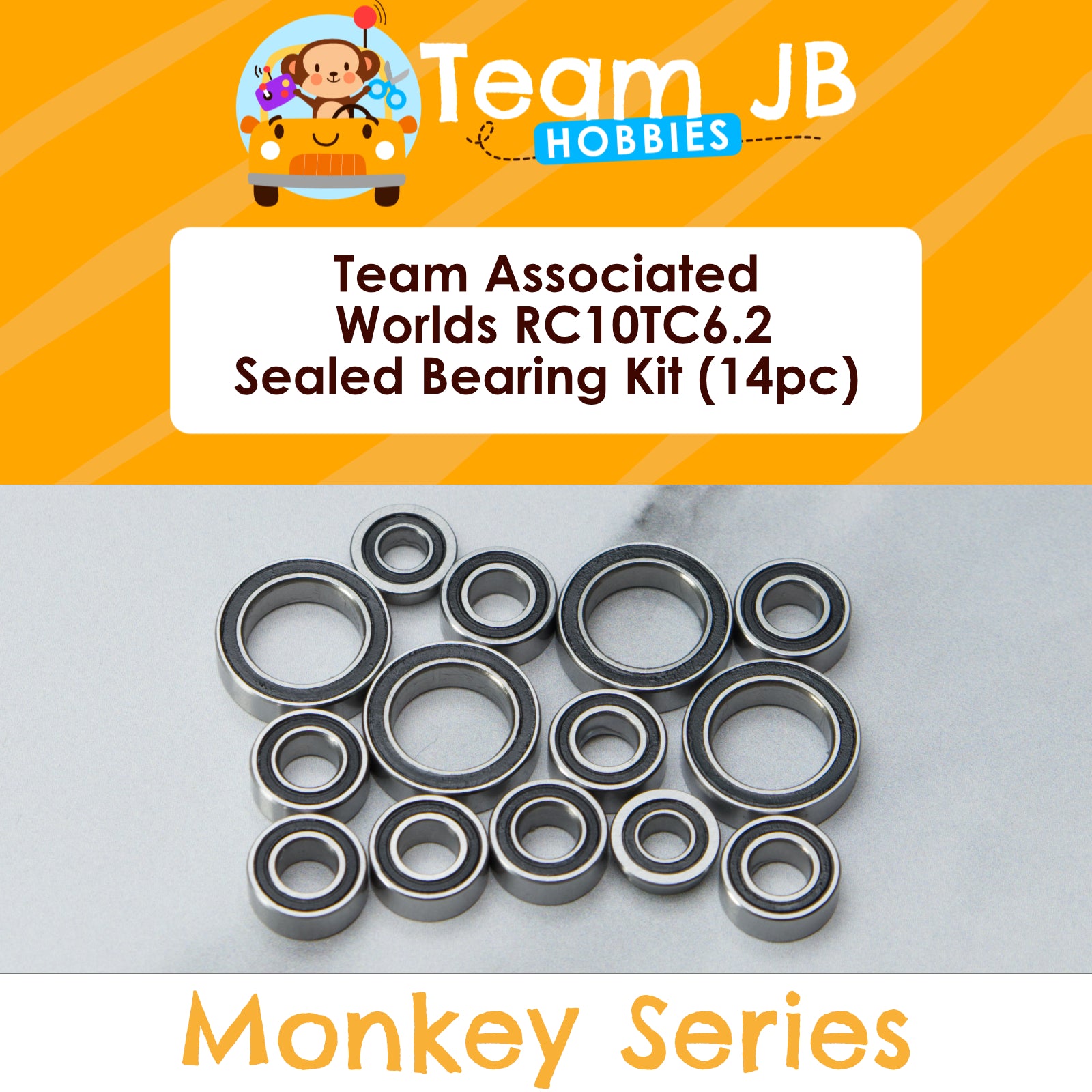 Team Associated Worlds RC10TC6.2 - Sealed Bearing Kit