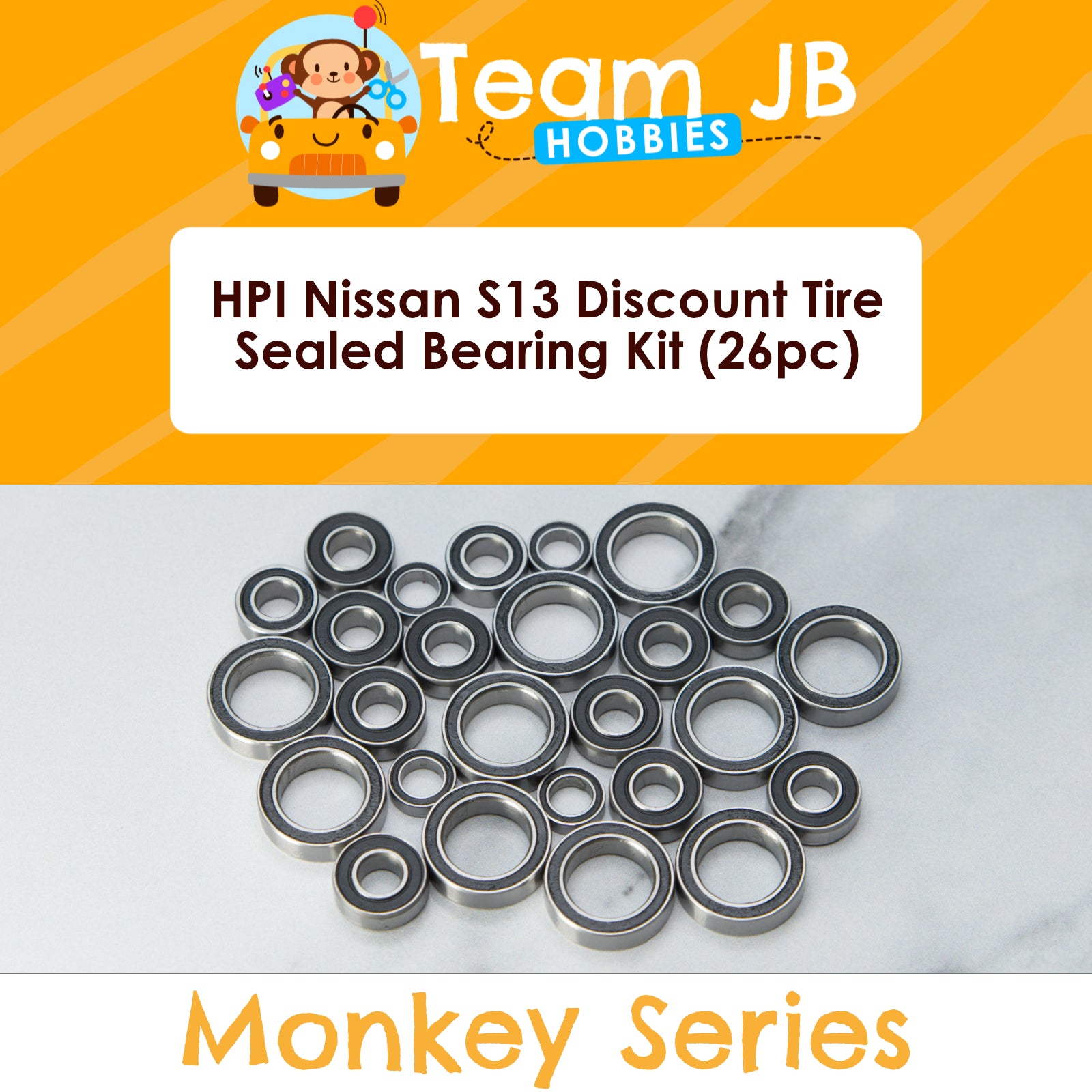 HPI Nissan S13 Discount Tire - Sealed Bearing Kit