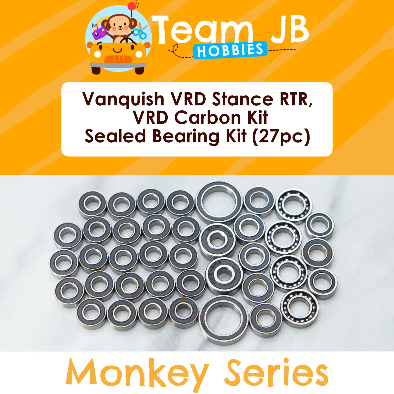 Vanquish VRD Stance RTR, VRD Carbon Kit - Sealed Bearing Kit