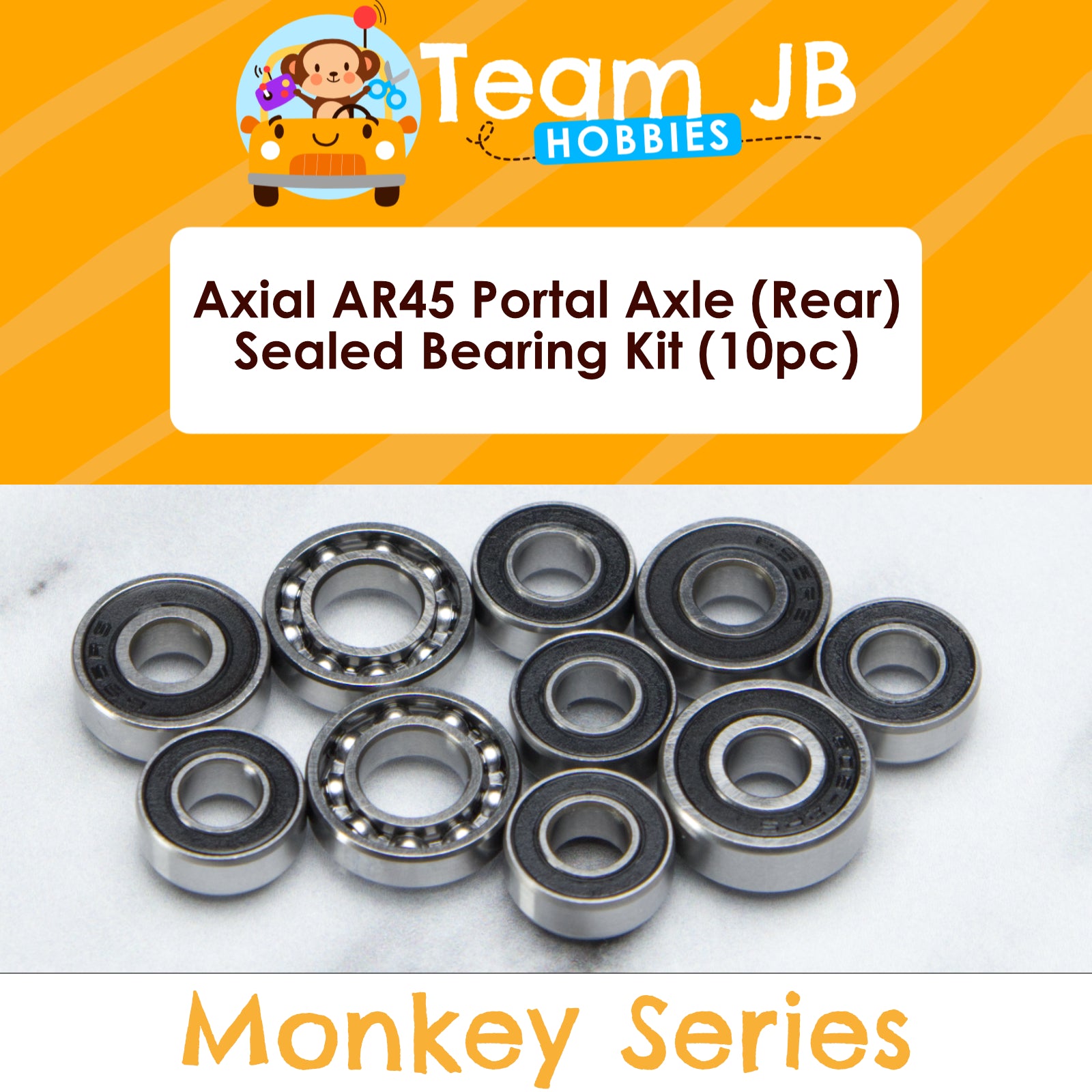 Axial AR45 Portal Axle (Rear) - SCX10 III - Sealed Bearing Kit