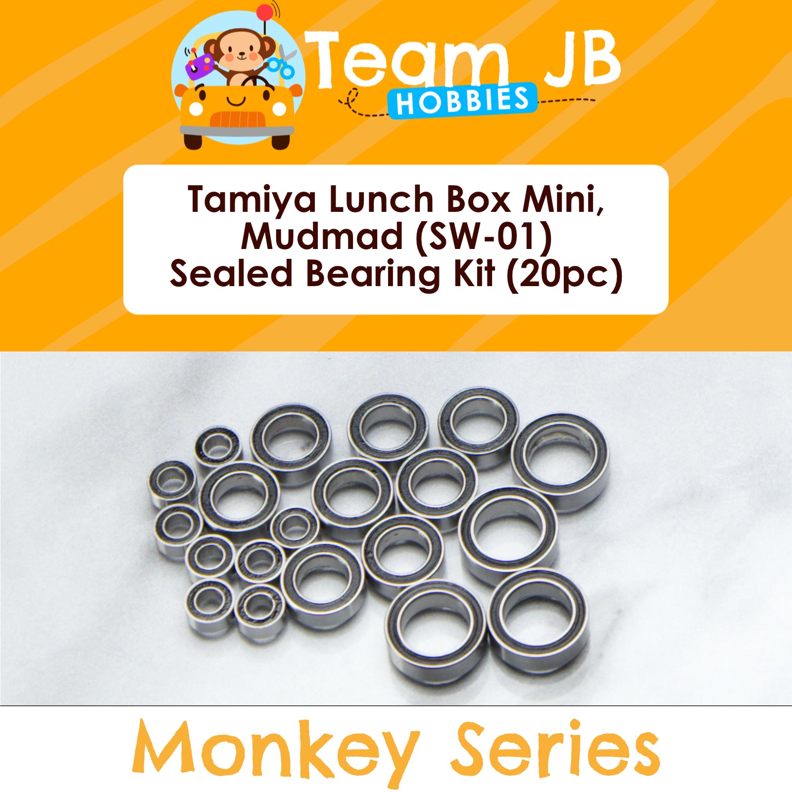 Tamiya Lunch Box Mini, Mudmad (SW-01) - 1/24 - Sealed Bearing Kit