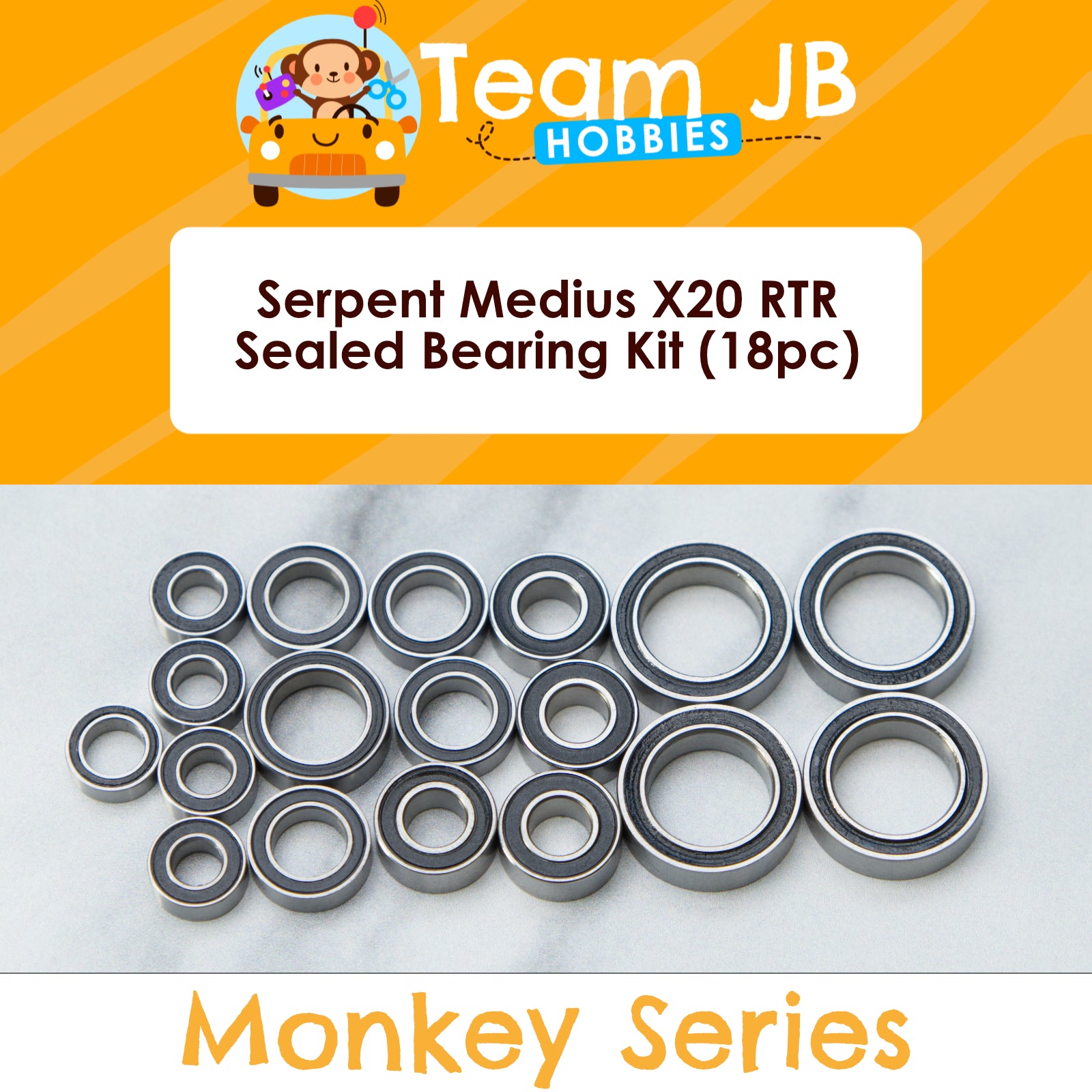 Serpent Medius X20 RTR - Sealed Bearing Kit