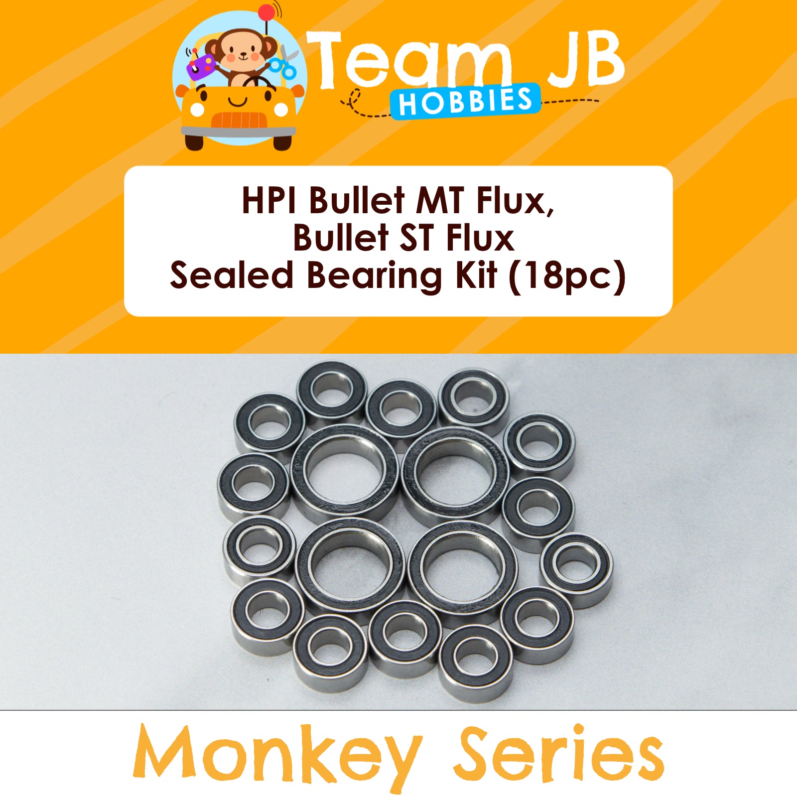 HPI Bullet MT Flux, Bullet ST Flux - Sealed Bearing Kit