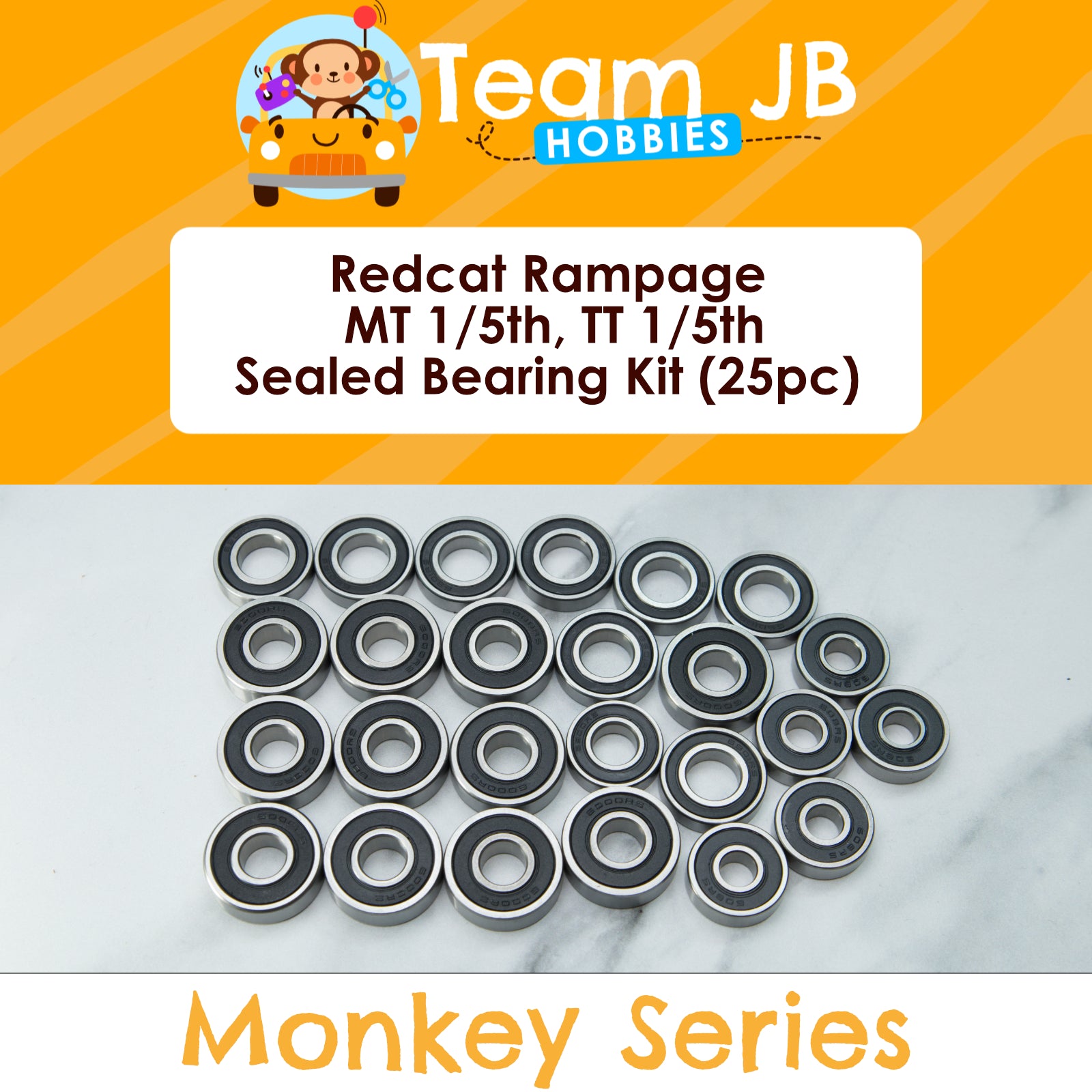 Redcat  Rampage MT 1/5th, TT 1/5th - Sealed Bearing Kit