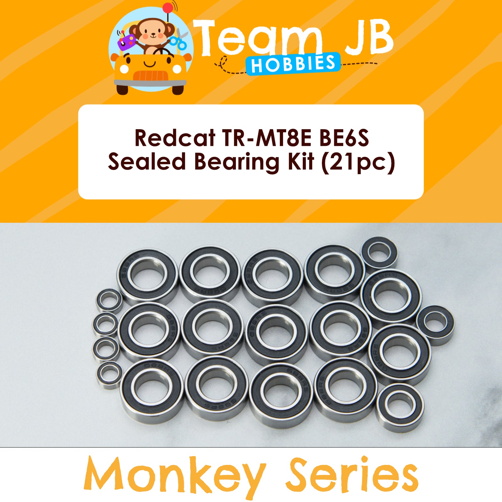 Redcat TR-MT8E BE6S - Sealed Bearing Kit