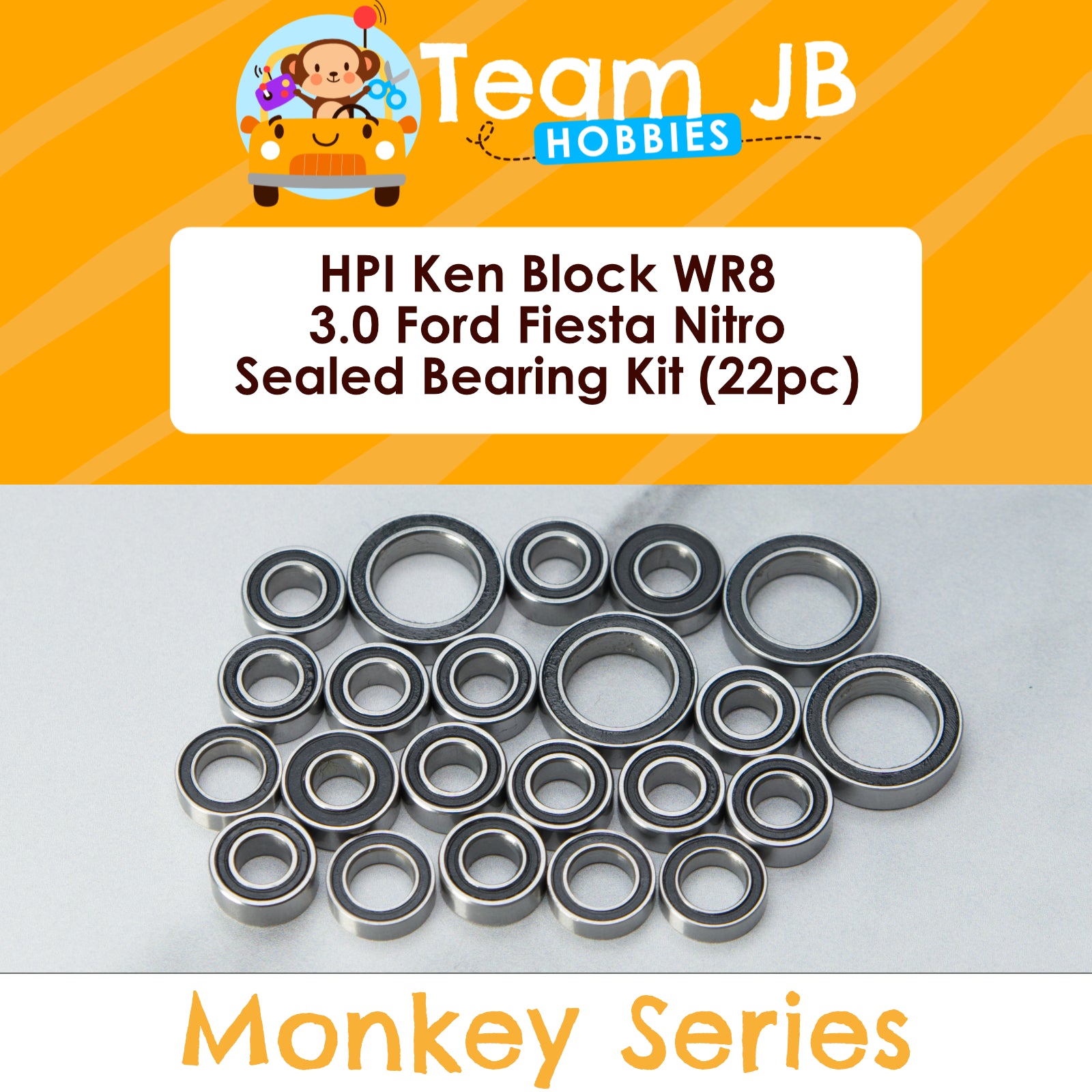 HPI Ken Block WR8 3.0 Ford Fiesta Nitro - Sealed Bearing Kit