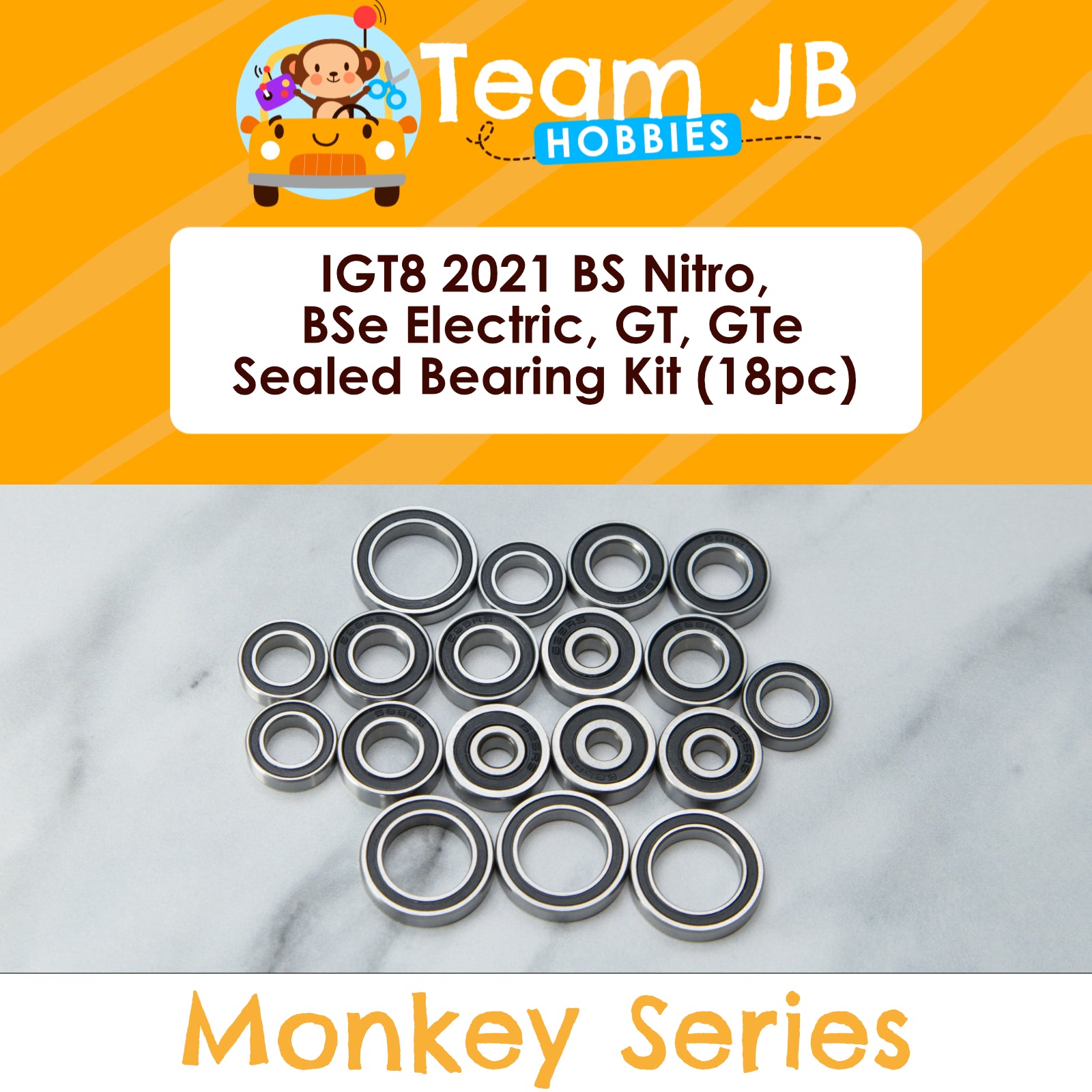 IGT8 2021 BS Nitro, BSe Electric, GT, GTe - Sealed Bearing Kit