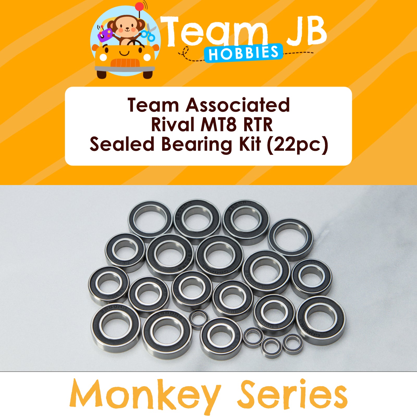 Team Associated Rival MT8 RTR - Sealed Bearing Kit