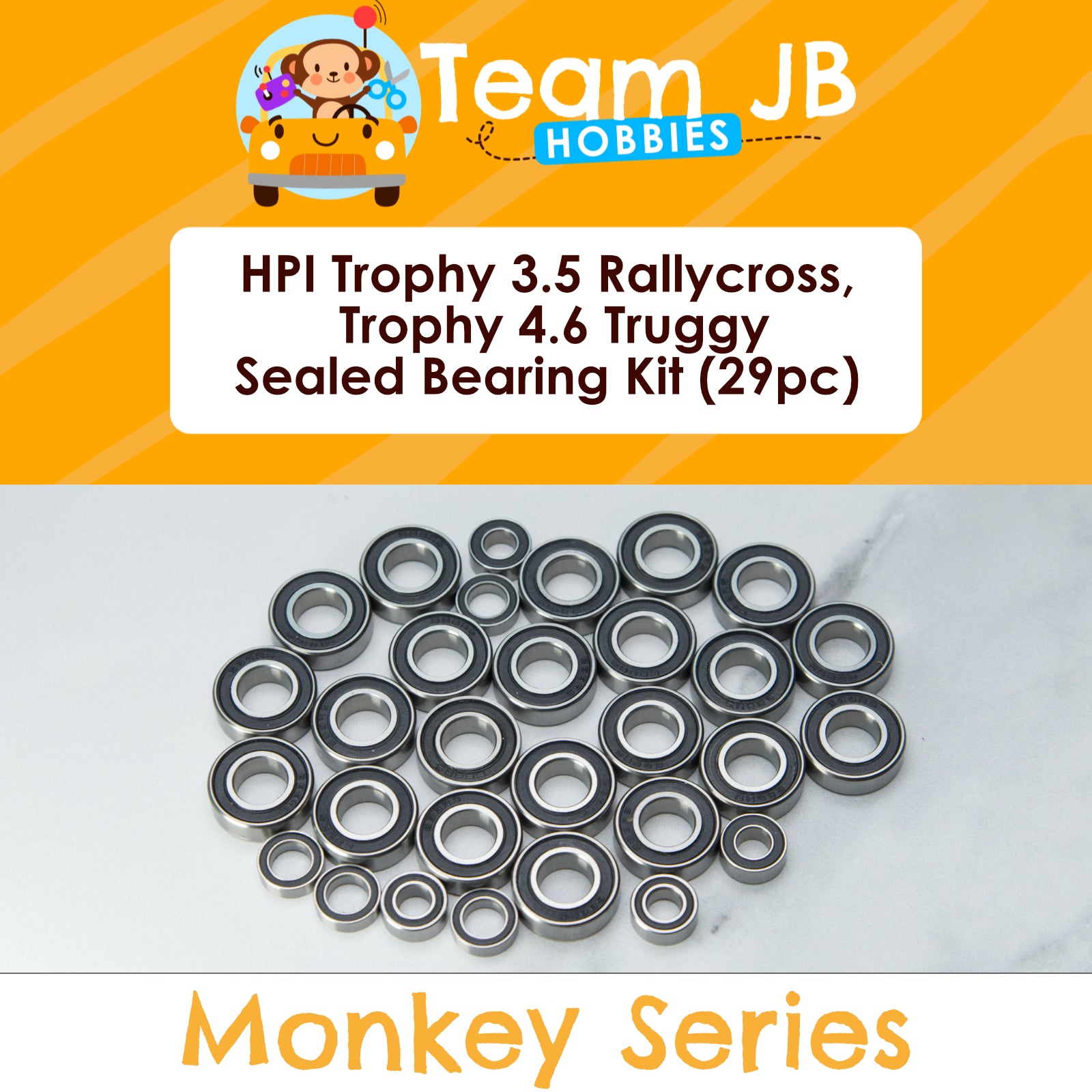 HPI Trophy 3.5 Rallycross, Trophy 4.6 Truggy - Sealed Bearing Kit