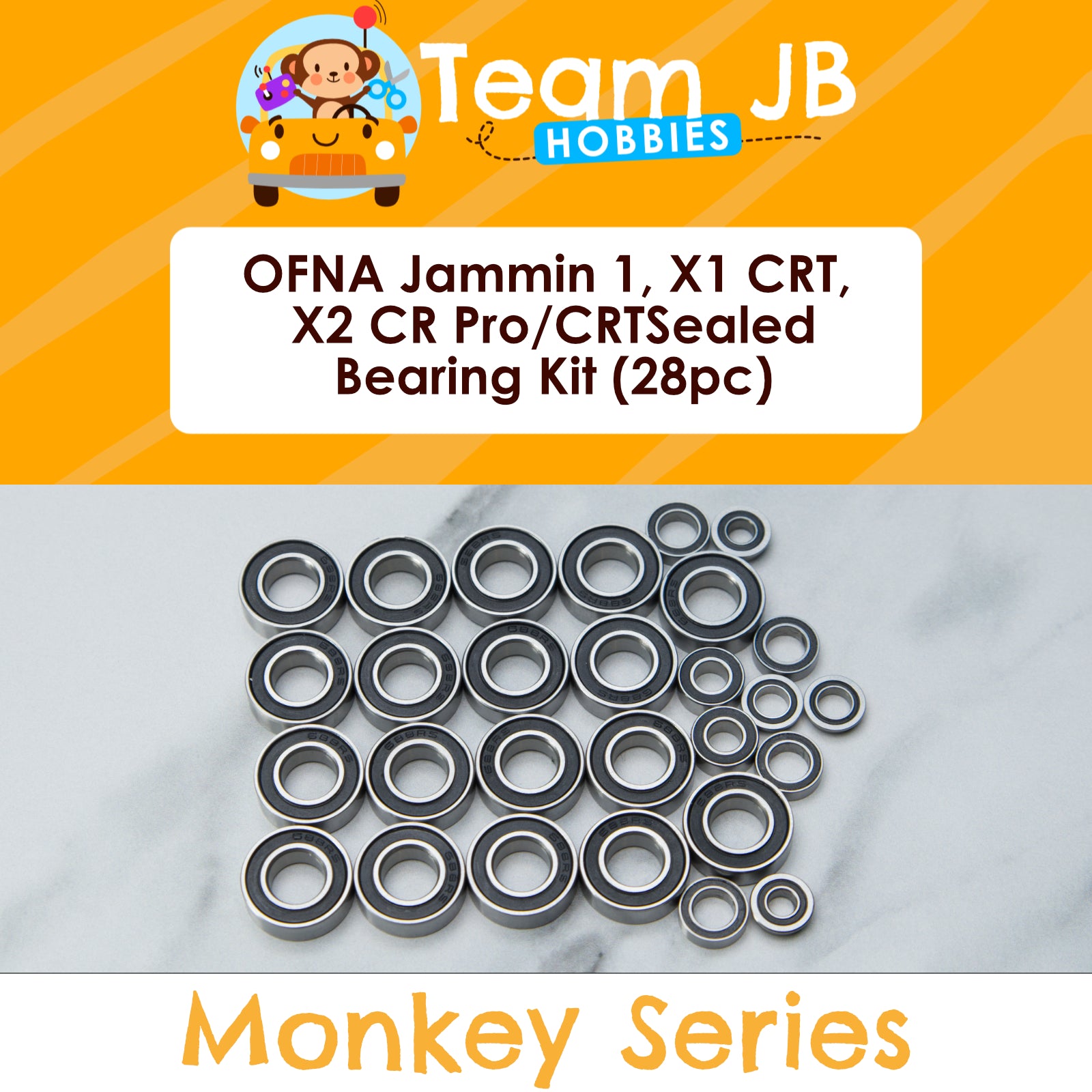 OFNA Jammin 1 CR, Jammin X1 CRT, Jammin X2 CR Pro, Jammin X2 CRT - Sealed Bearing Kit