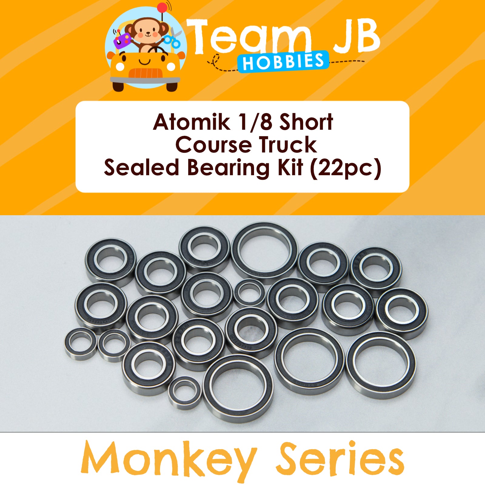 Atomik 1/8 Short Course Truck - Sealed Bearing Kit
