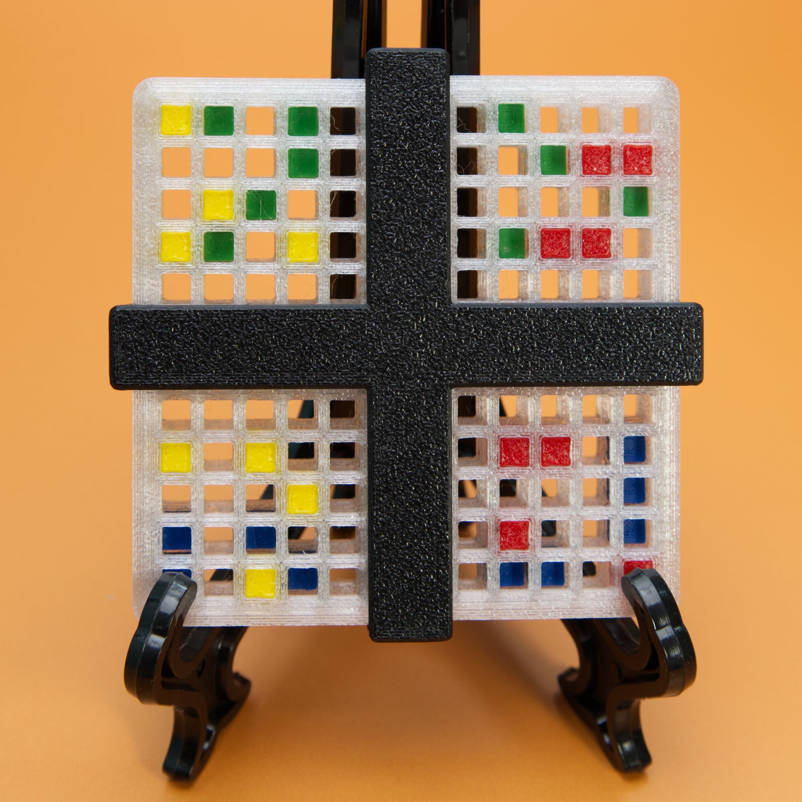 Chander's Quartet (5x12) Semi Translucent – Intermediate Take Apart Puzzle by Yaroslav Manuilov