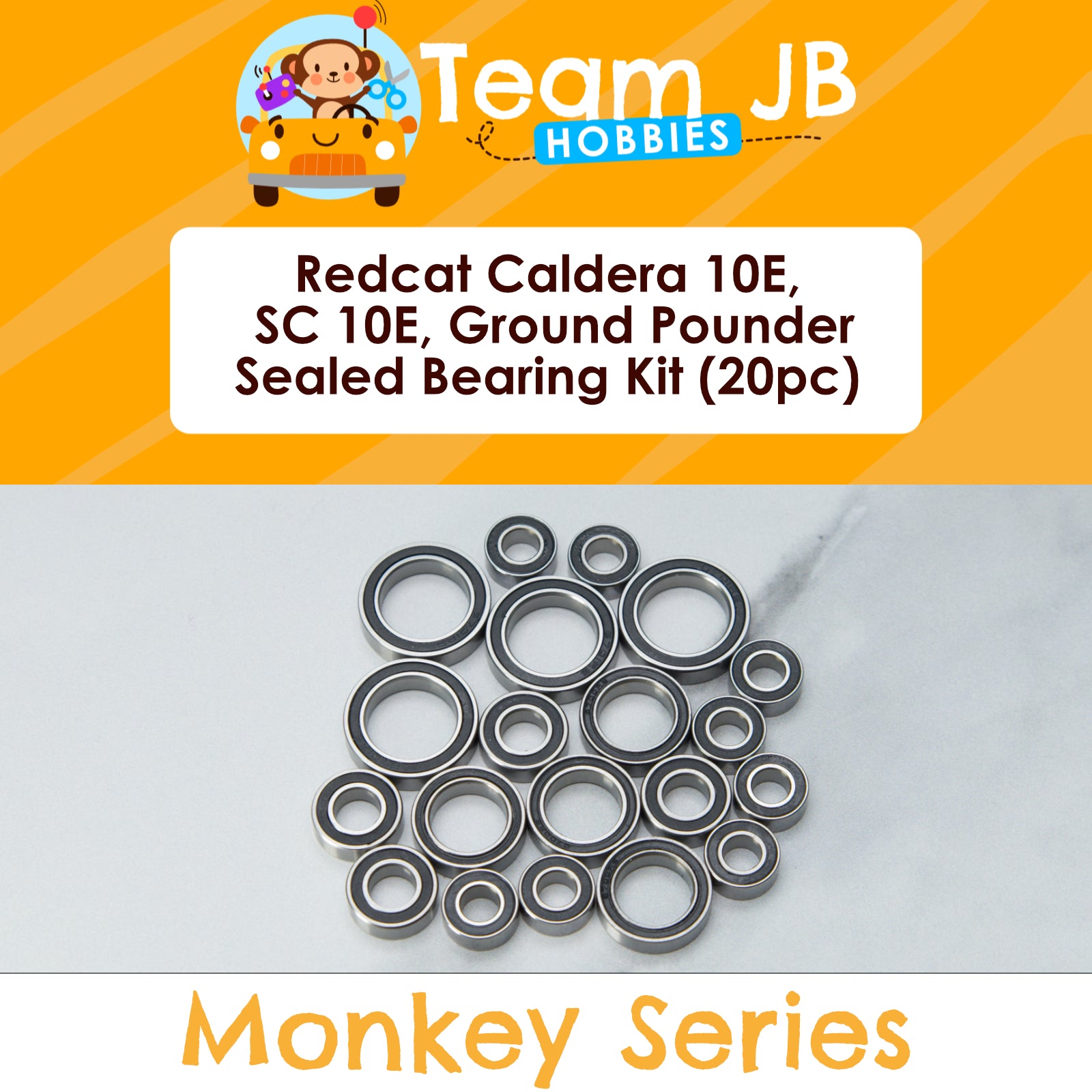 Redcat Caldera 10E, Caldera SC 10E, Ground Pounder - Sealed Bearing Kit