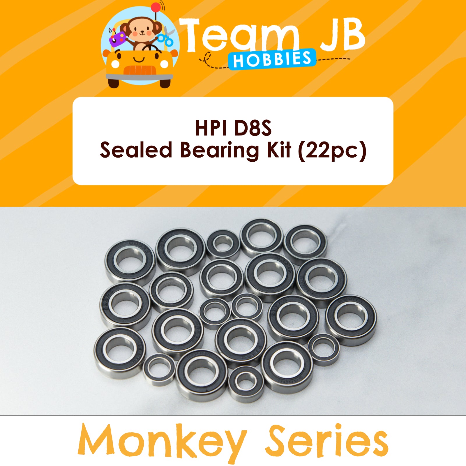 HPI D8S - Sealed Bearing Kit