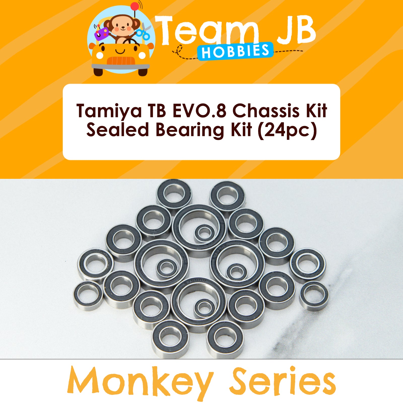 Tamiya TB EVO.8 Chassis Kit - Sealed Bearing Kit