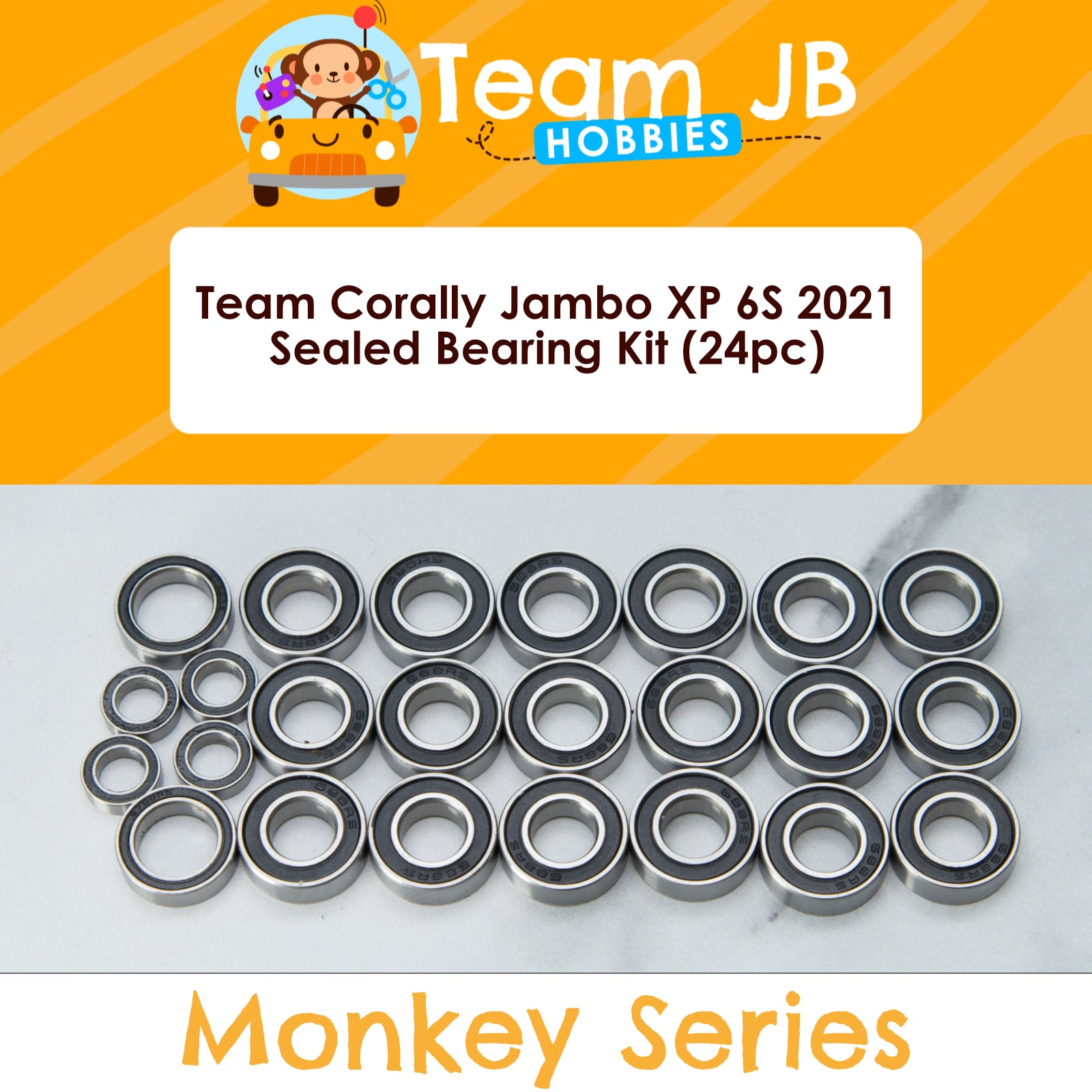 Team Corally Jambo XP 6S 2021 - Sealed Bearing Kit