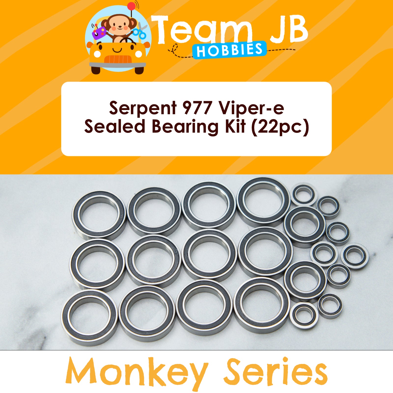 Serpent 977 Viper-e - Sealed Bearing Kit