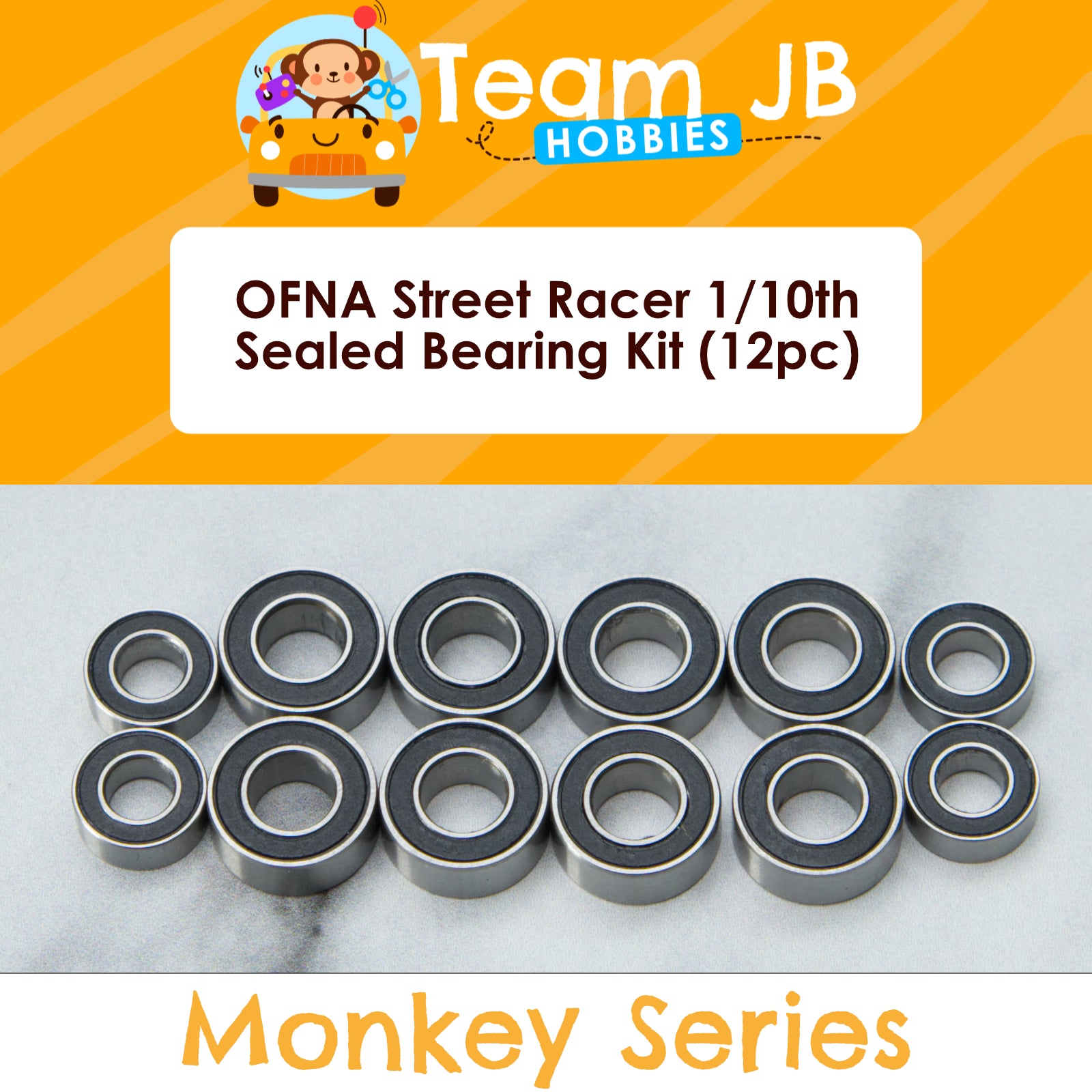 OFNA Street Racer 1/10th - Sealed Bearing Kit