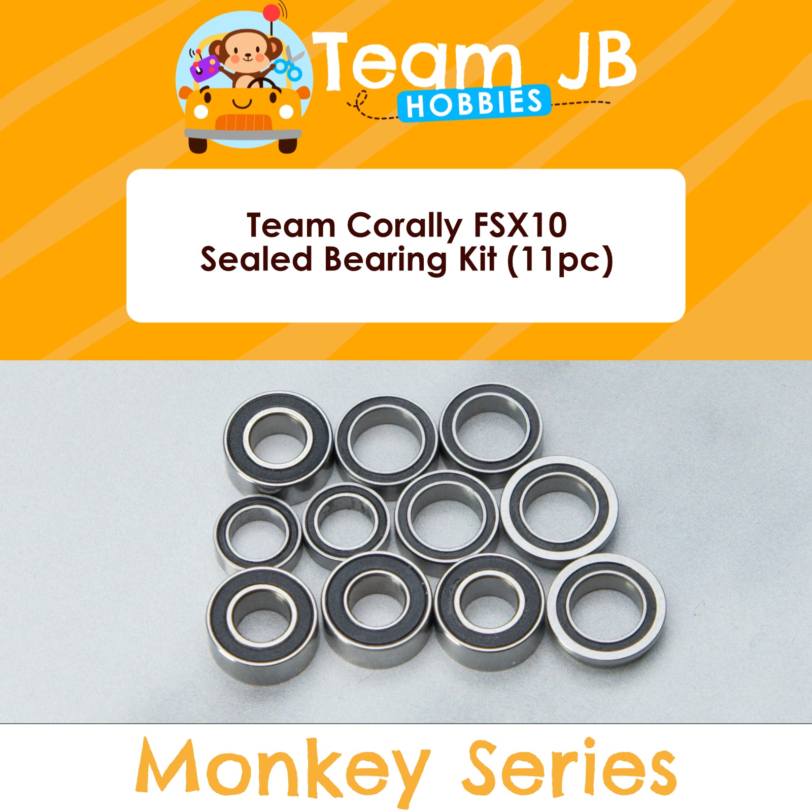 Team Corally FSX10 - Sealed Bearing Kit