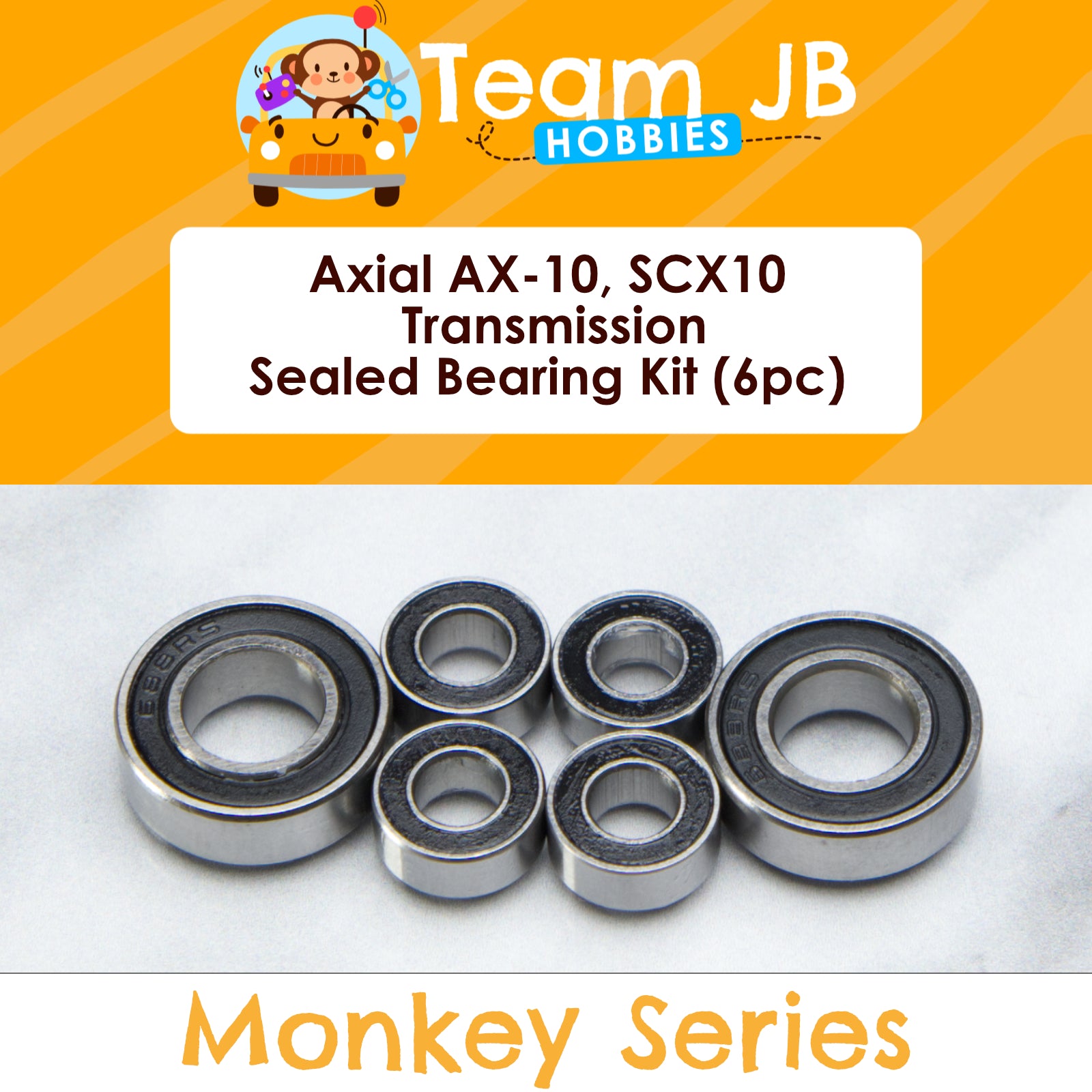 Axial AX-10, SCX10 Transmission - Sealed Bearing Kit