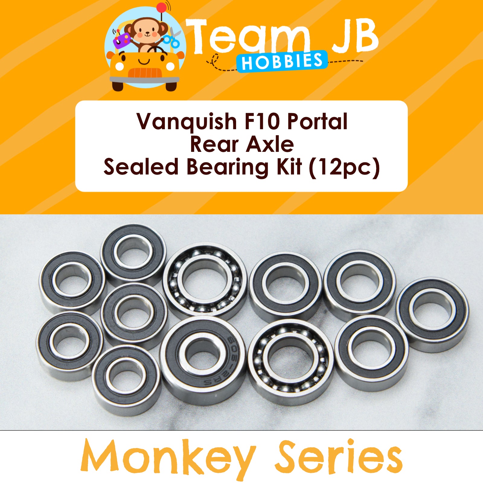 Vanquish F10 Portal Rear Axle - Sealed Bearing Kit