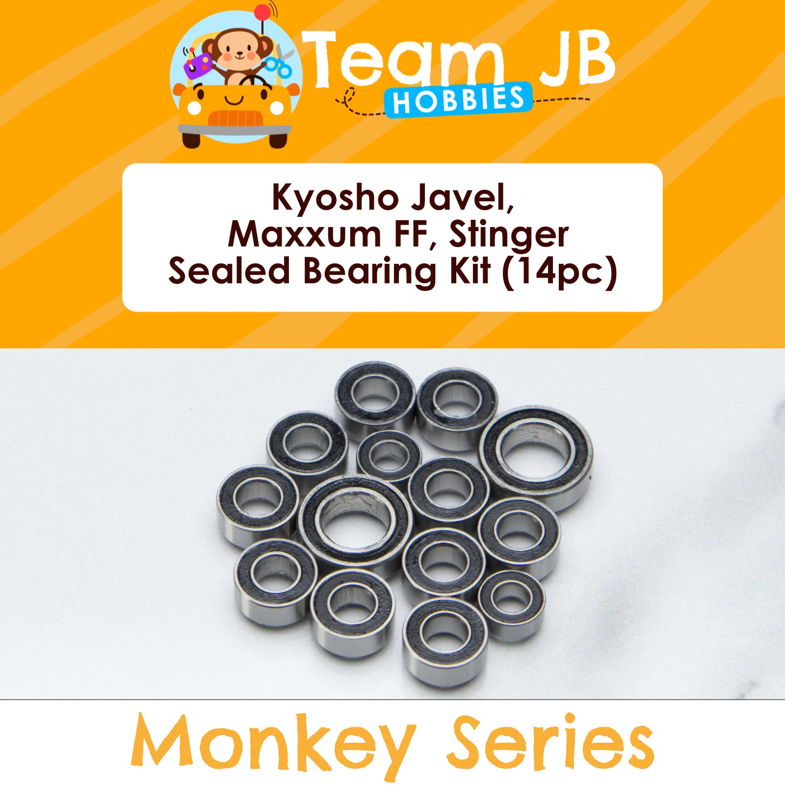 Kyosho Javel, Maxxum FF, Stinger - Sealed Bearing Kit