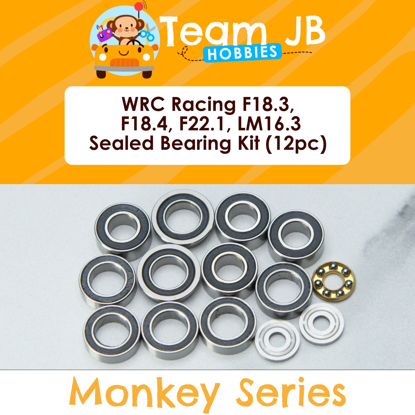 WRC Racing F18.3, F18.4, F22.1, LM16.3 - Sealed Bearing Kit