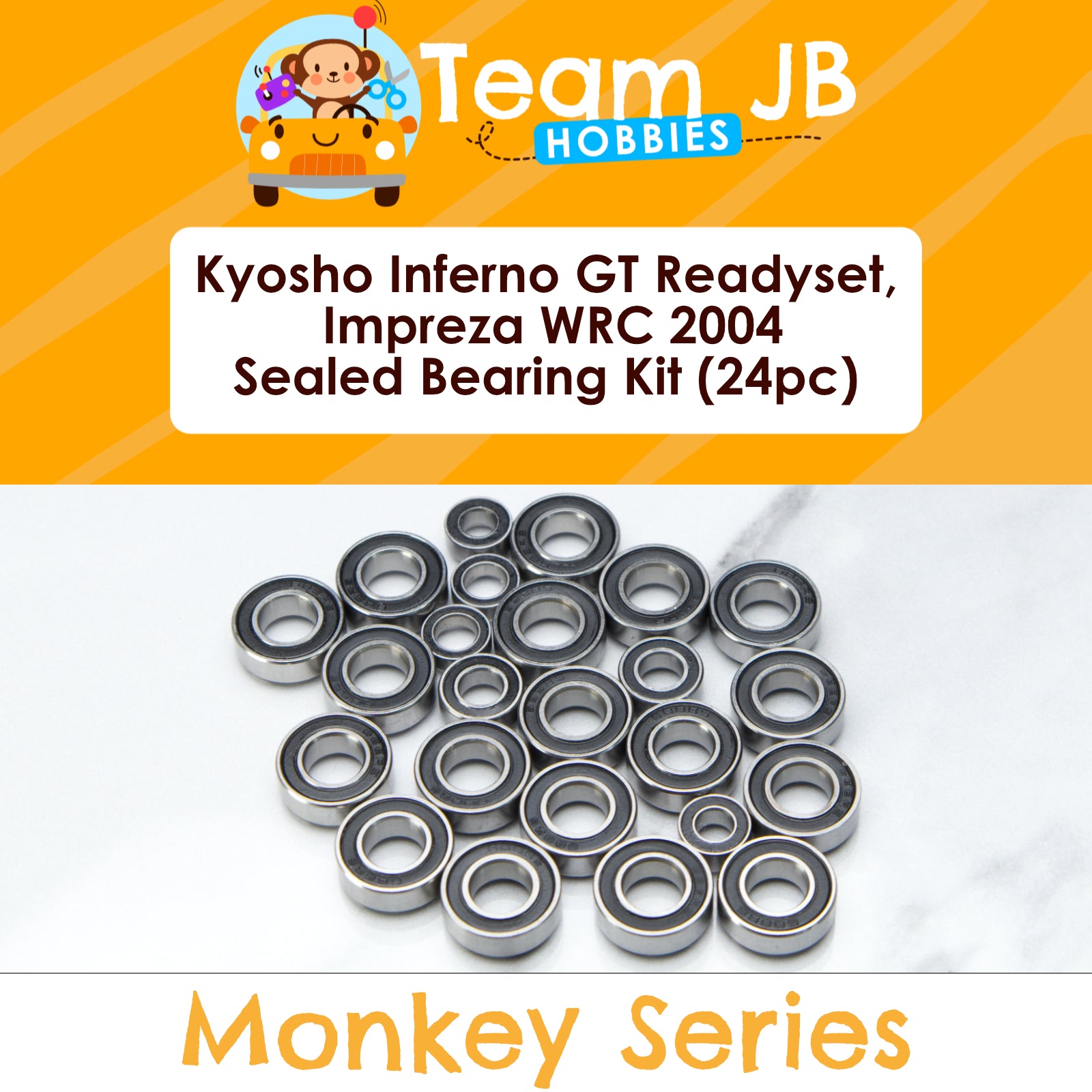 Kyosho Inferno GT Readyset, Impreza WRC 2004 - Sealed Bearing Kit