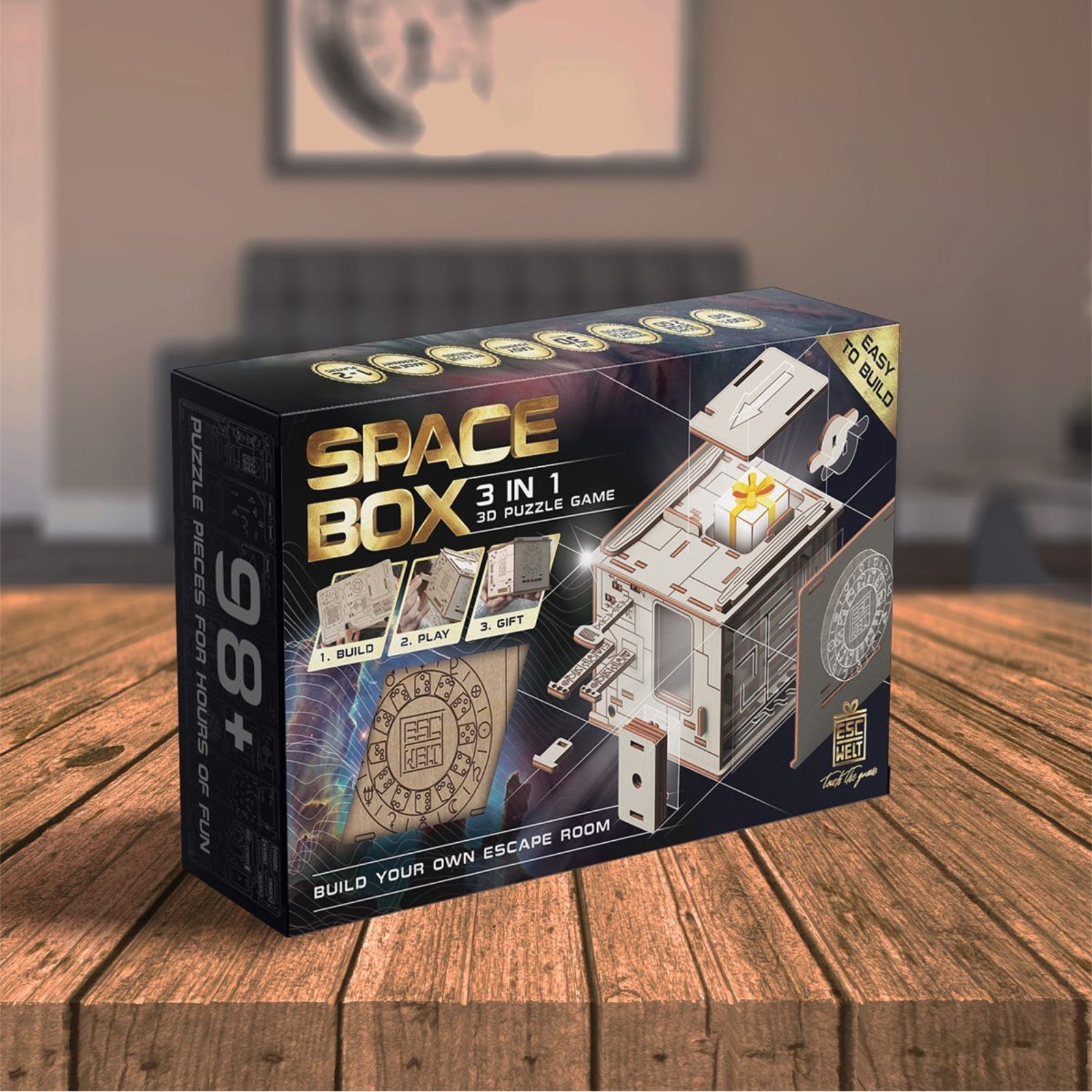 DIY Space Box - Build and Solve 3d Puzzle Box - Level 10 - ESC Welt