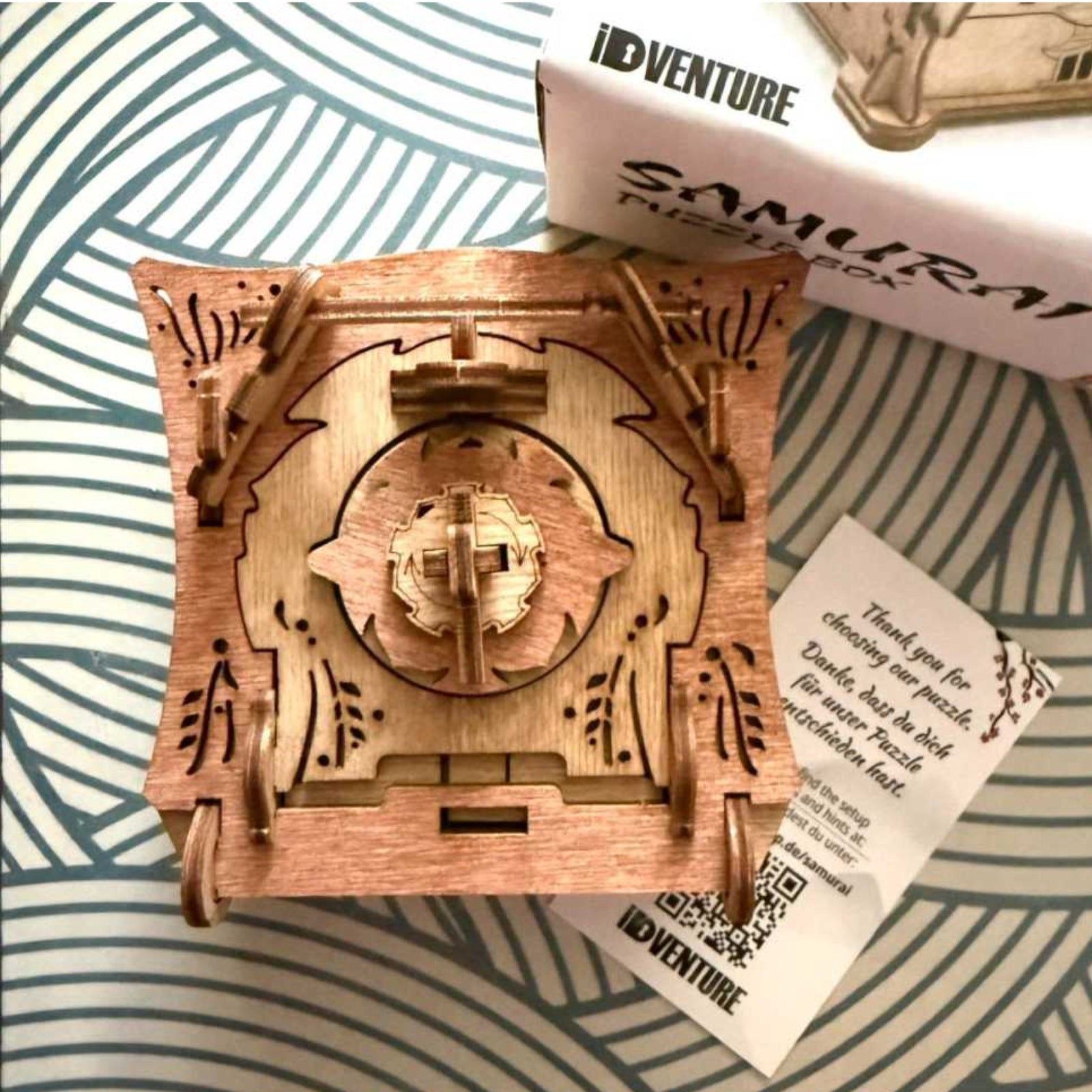 Samurai Puzzle Box – iDventure Trick Opening Gift Box Brain Teaser