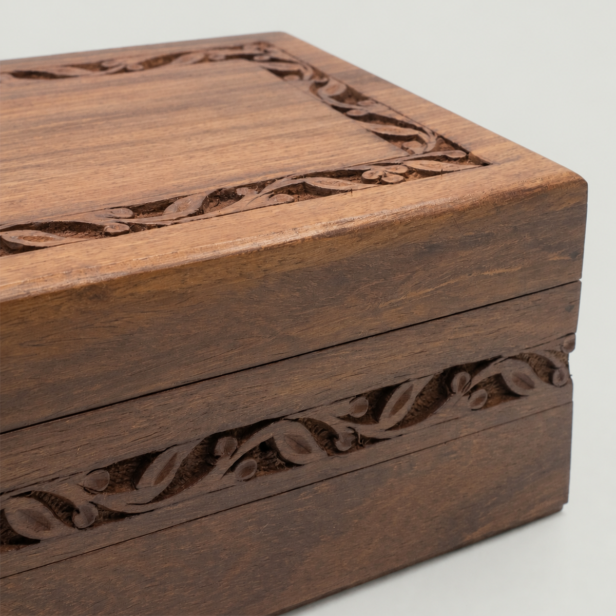 Carved Box – Intermediate Puzzle Box by Jean Claude Constantin