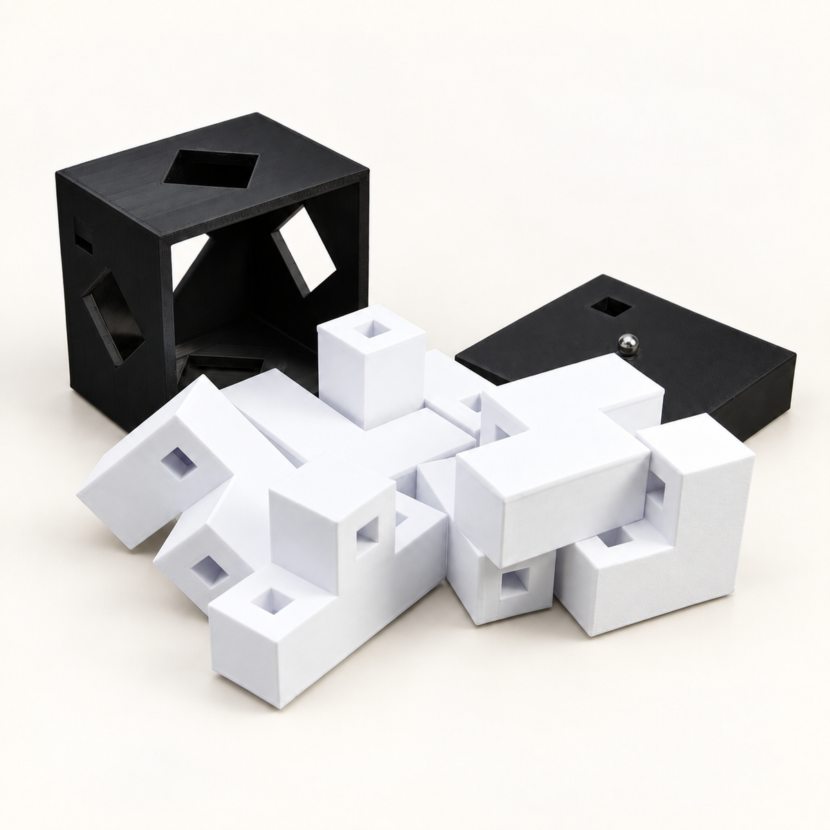 Labyrinth Cube – Soma – Expert Burr Maze Puzzle by PuzzledByPiker