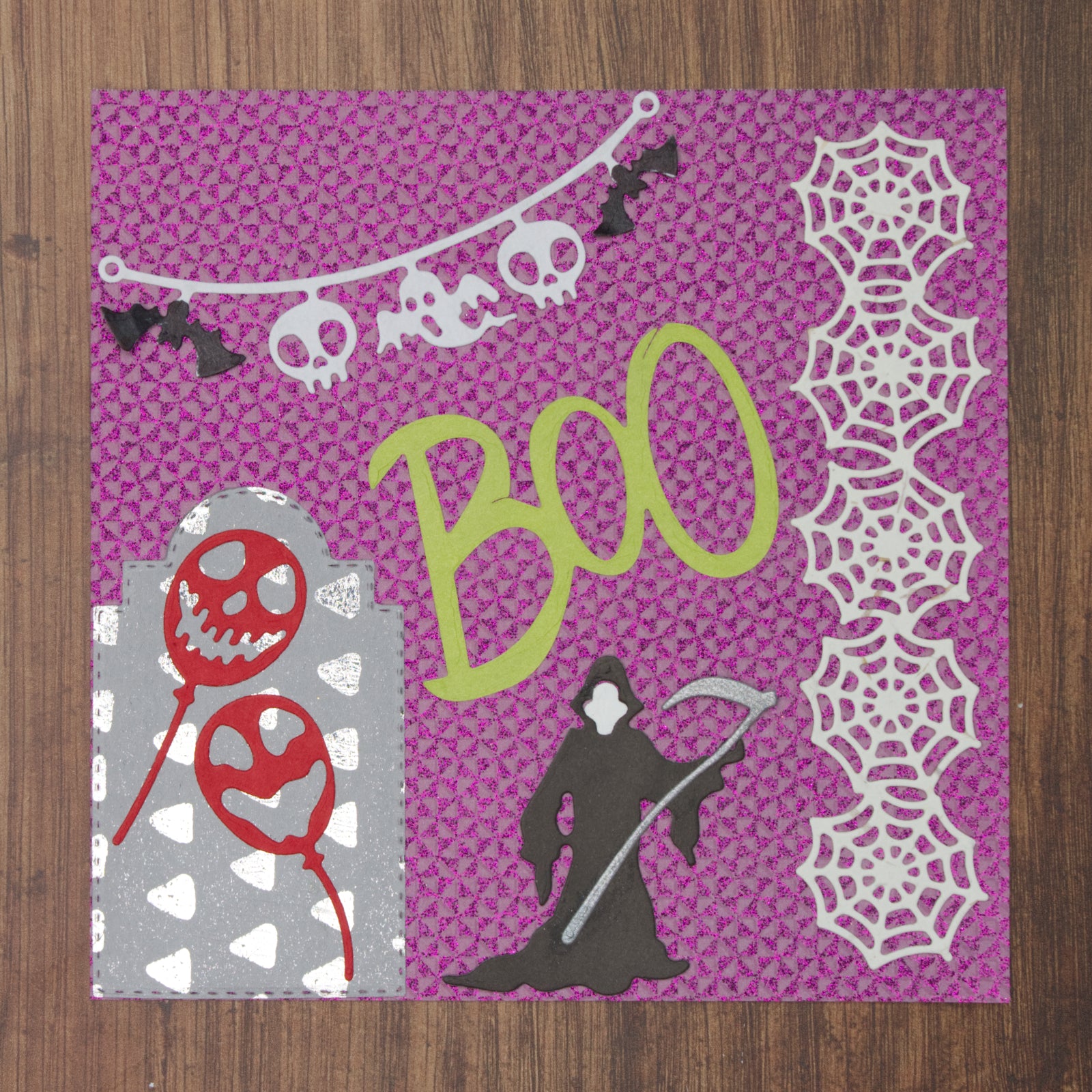 Spooky Halloween Banner Cutting Die