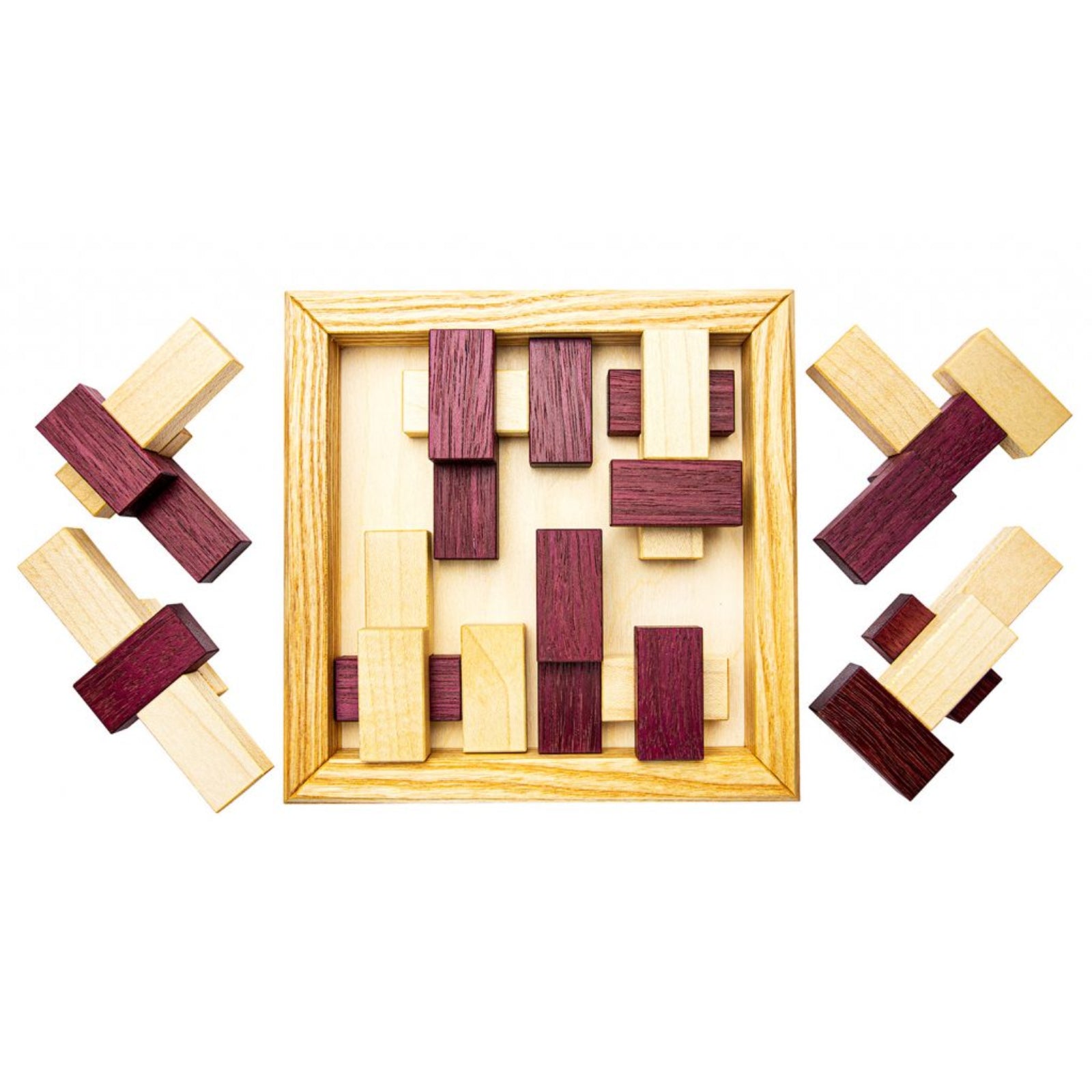 Fabrick (Purpleheart/Maple) - Lucie Pauwels - Pelikan Puzzles