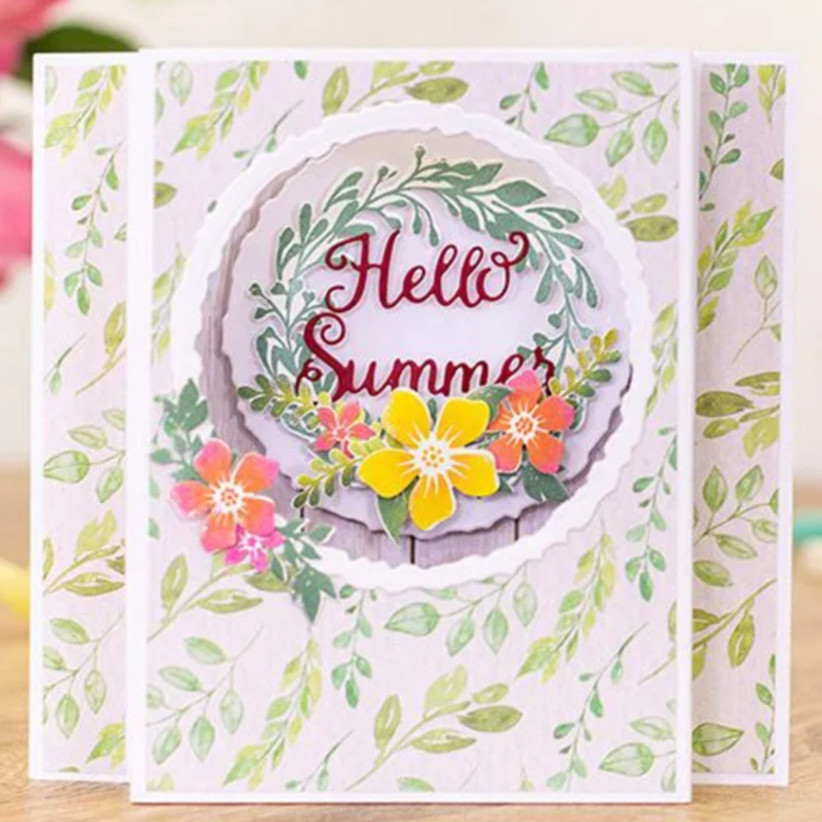 Hello Seasons Sentiment Words Cutting Dies